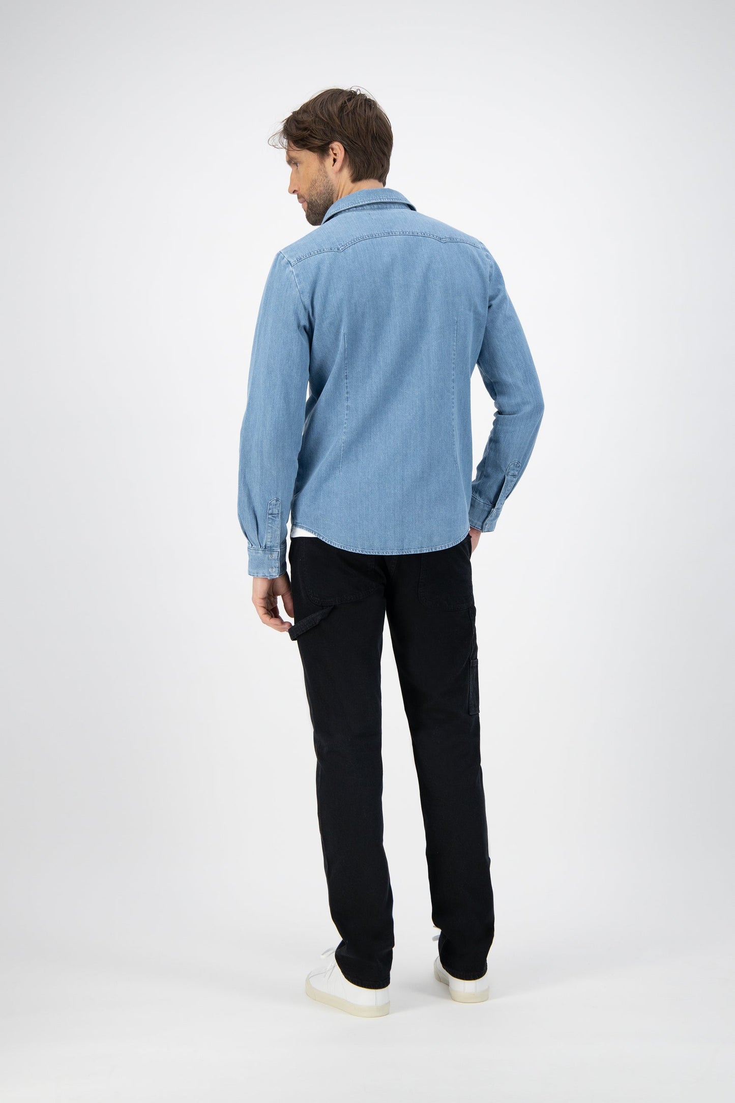 Don Denim Shirt - Stone Blue