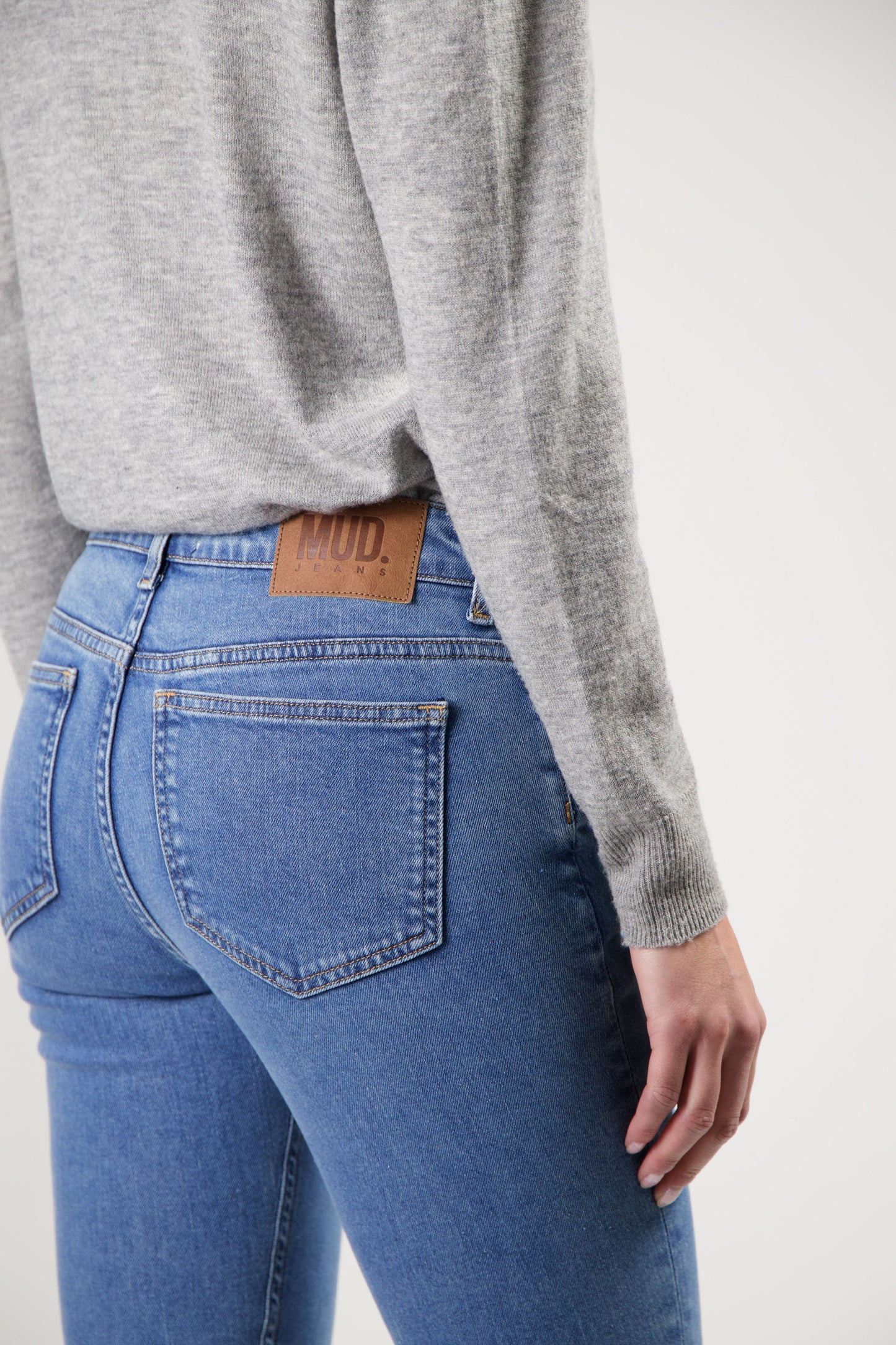 Skyler Mid Skinny - Stone Vintage