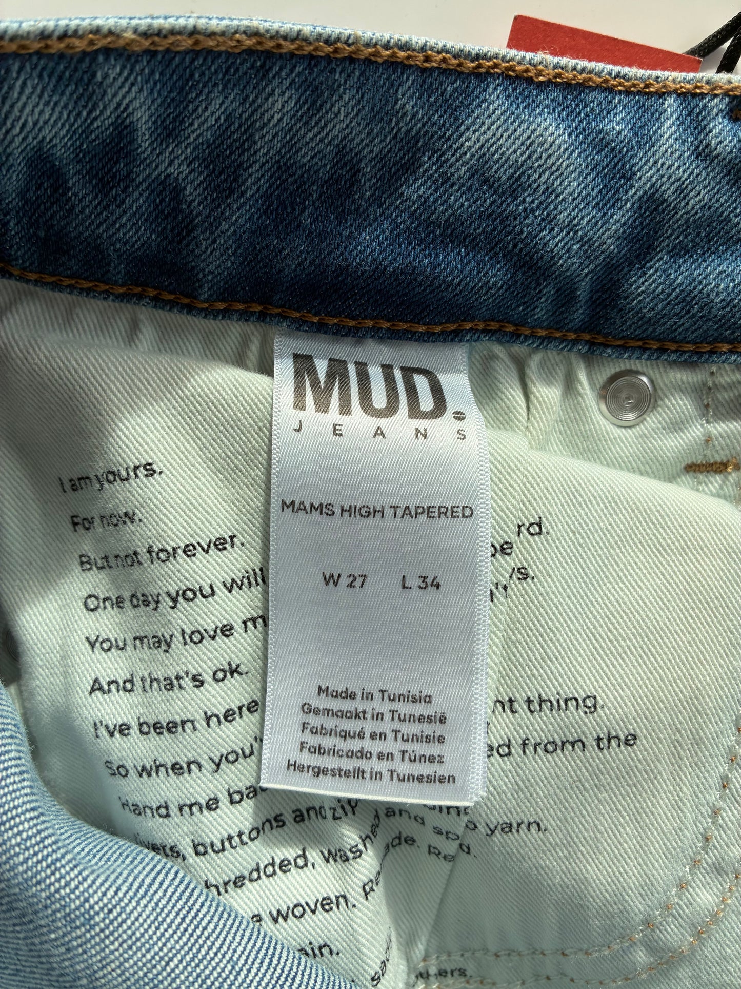Mams High Tapered - Stone Vintage
