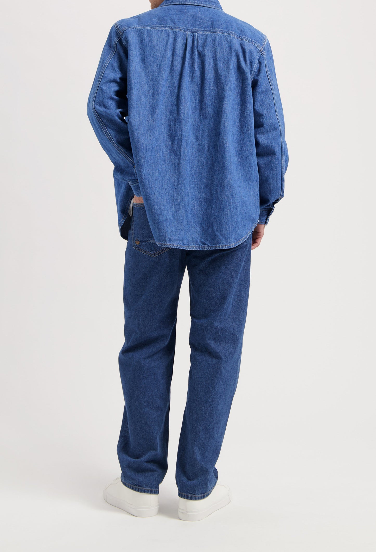 Chris Denim Shirt - Medium Stone