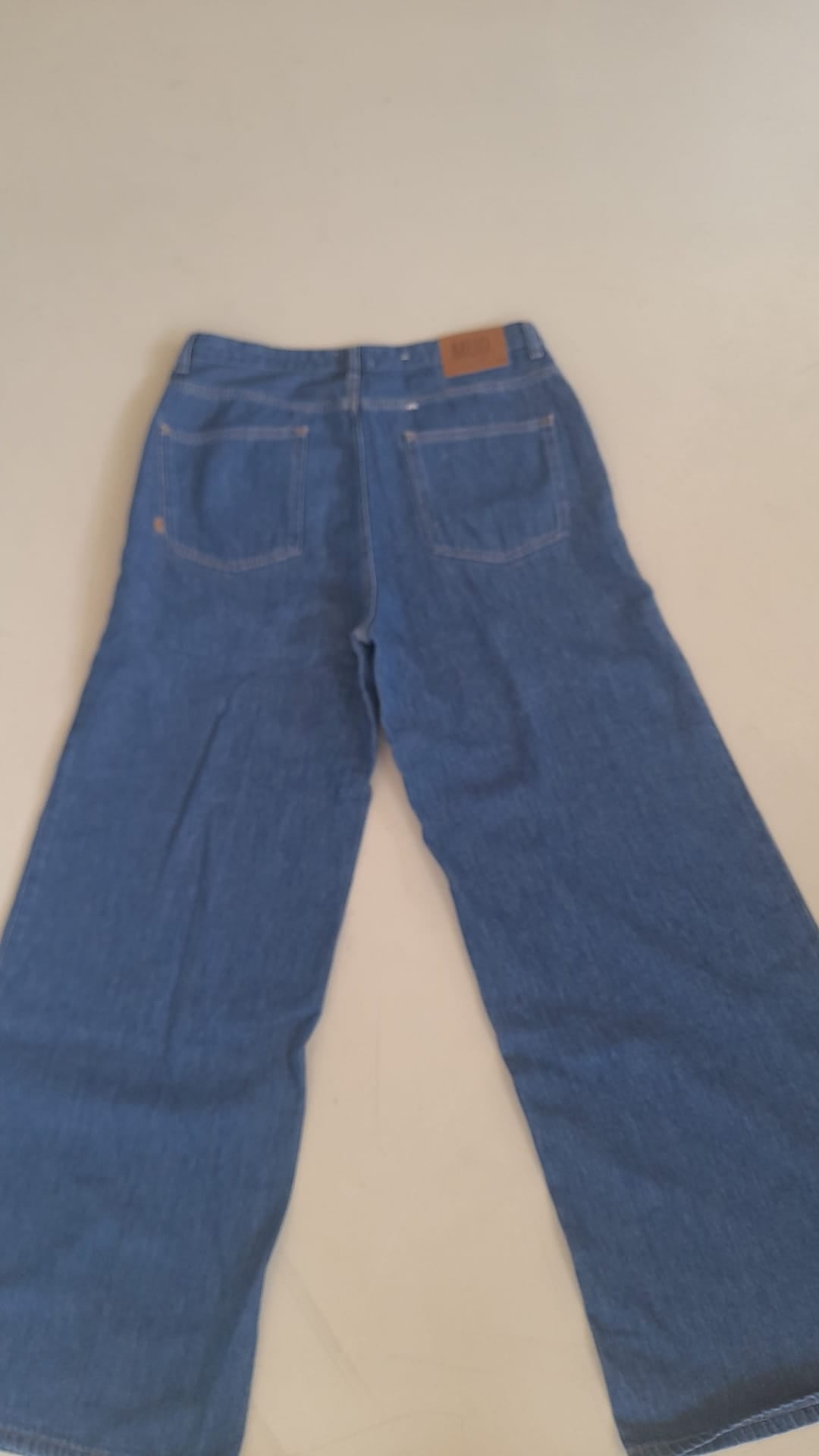 Sara High Loose Flow - Stone Indigo