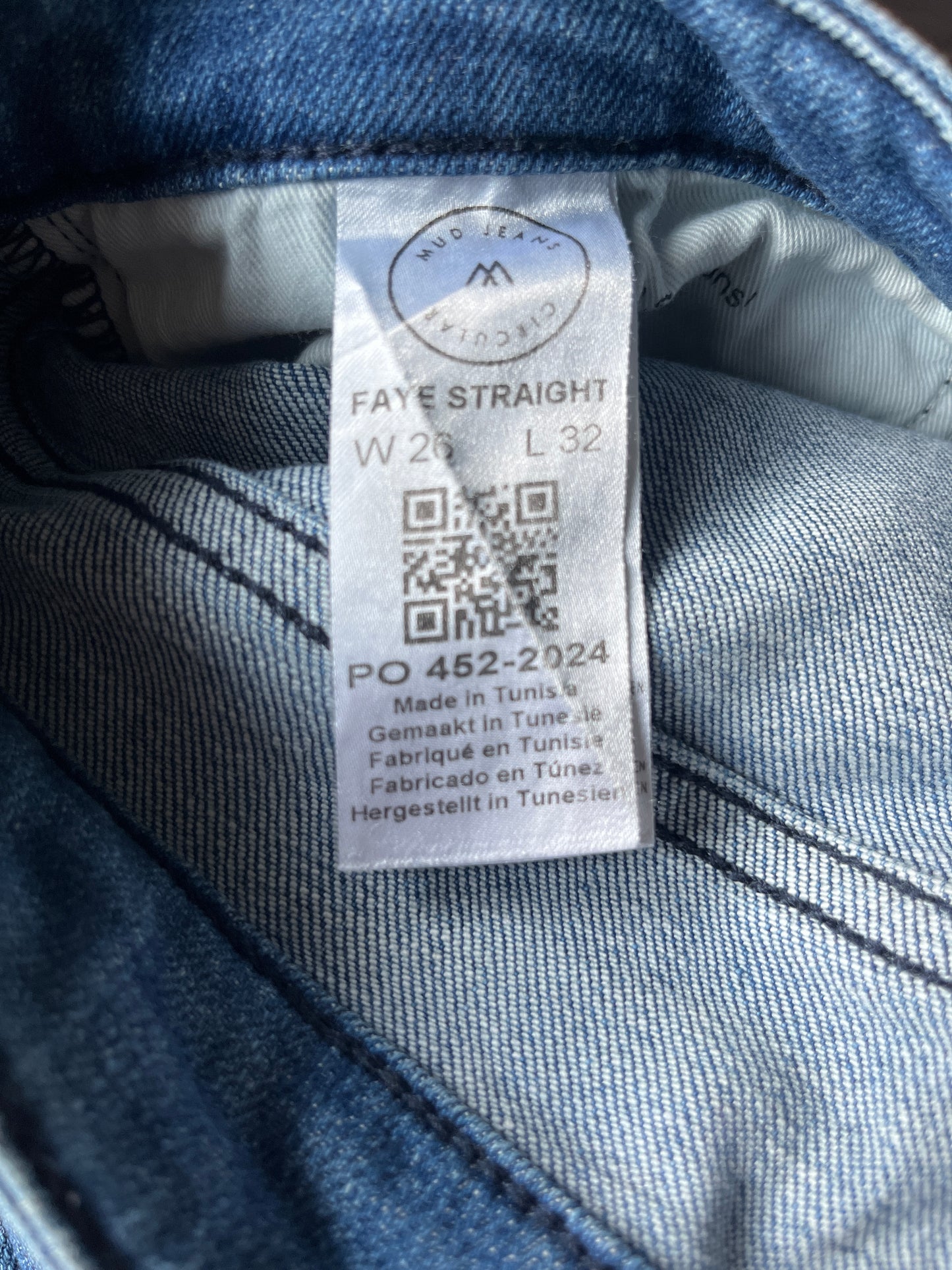 Faye Straight - Authentic Indigo