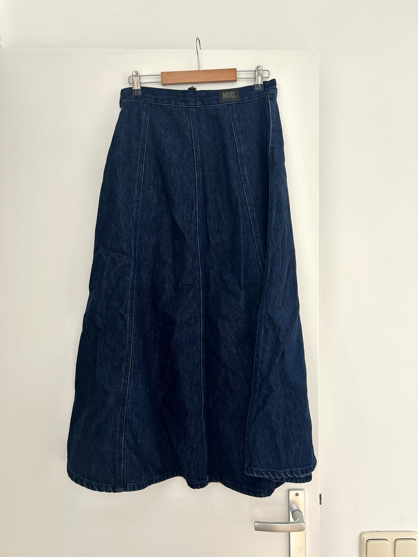 Mae Panel Skirt - Stone Indigo