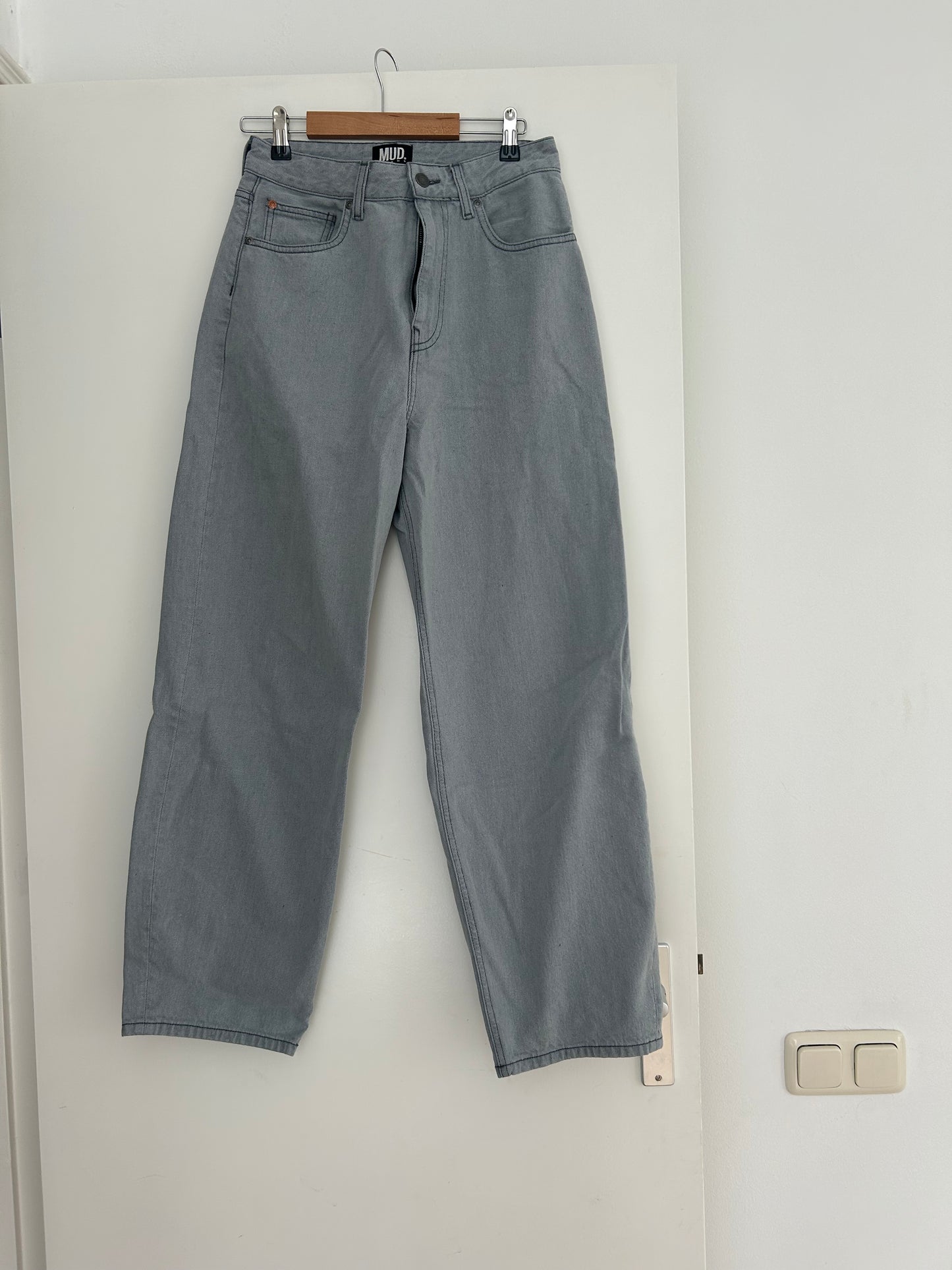 Brooke High Barrel - Light Grey