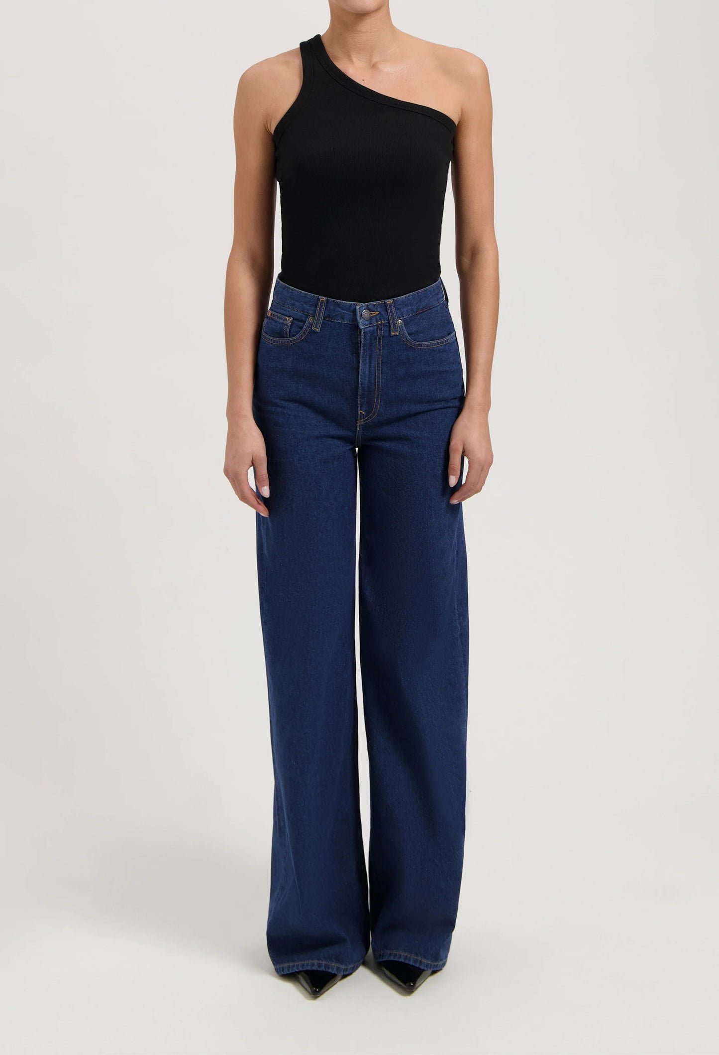 Sara High Loose - Stone Indigo