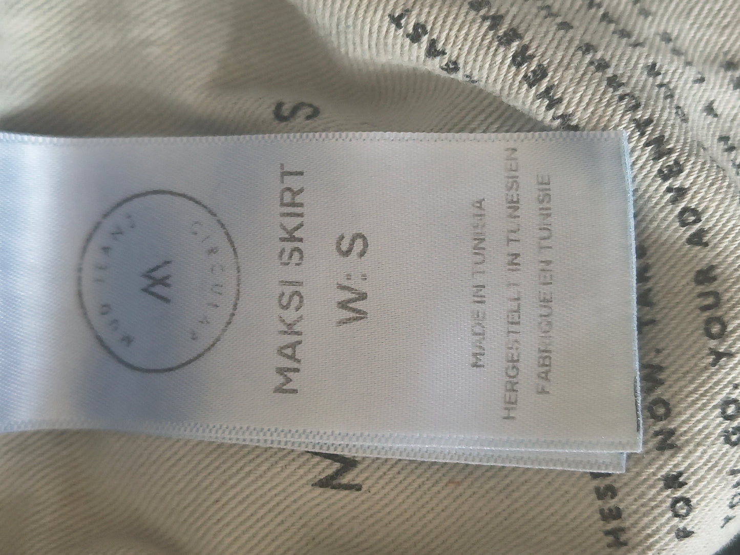 Maksi Skirt - Stone Indigo