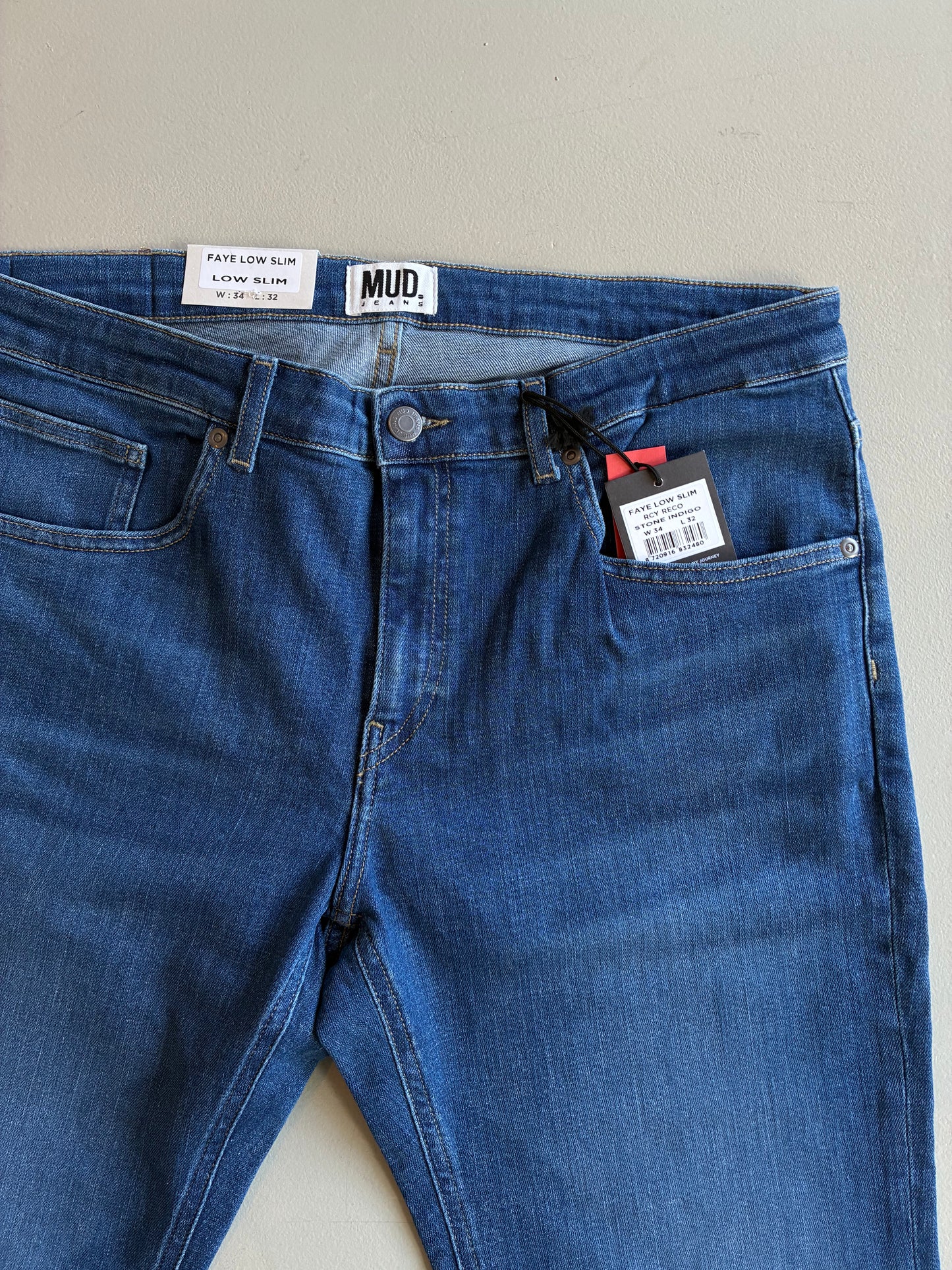 Faye Low Slim - Stone Indigo