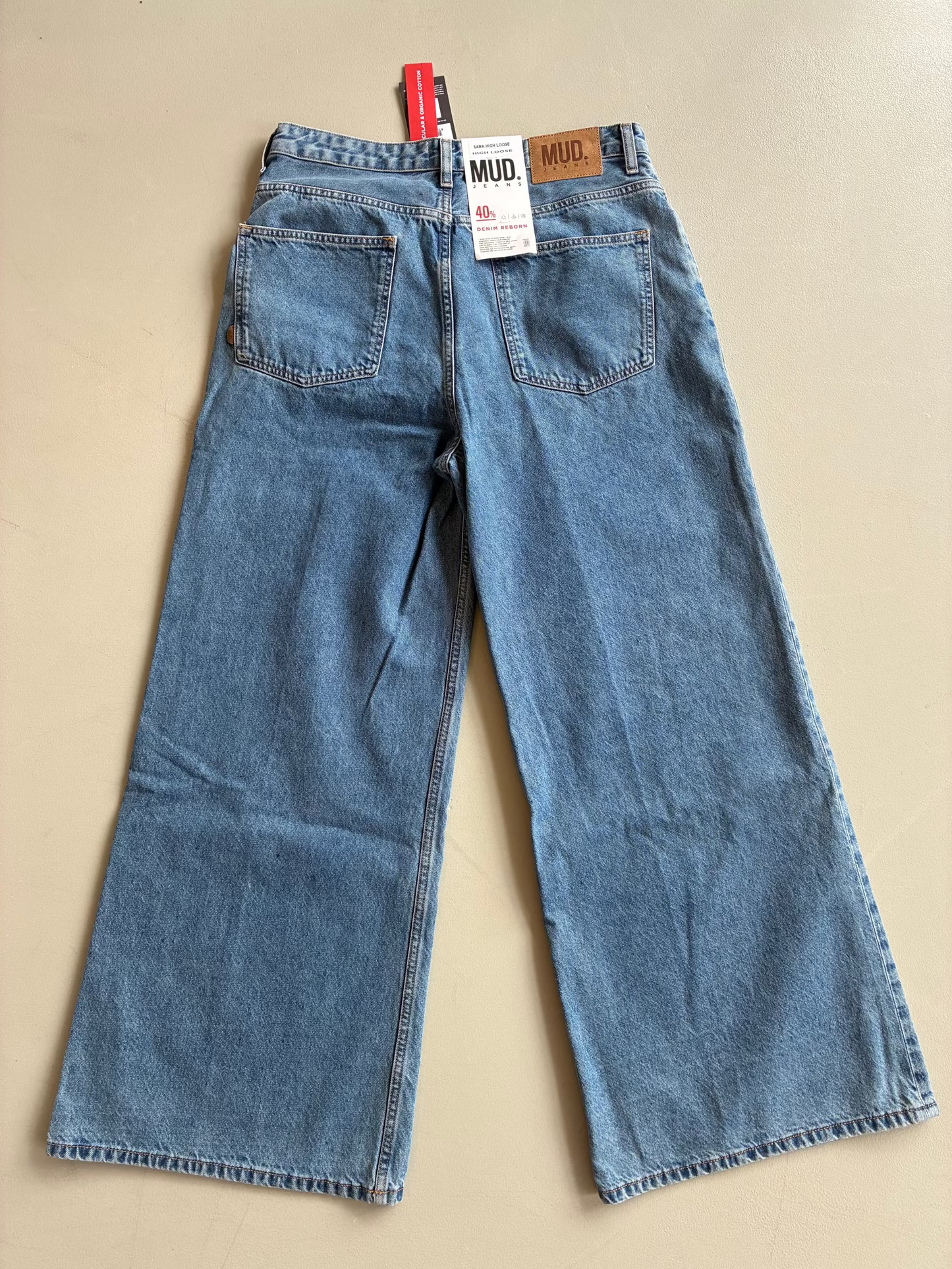 Sara High Loose - Stone Vintage