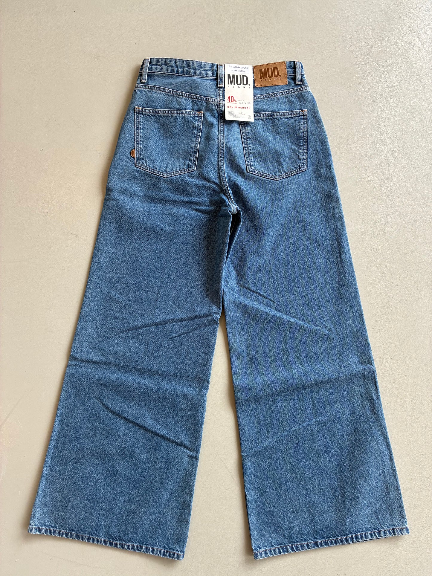 Sara High Loose - Stone Vintage