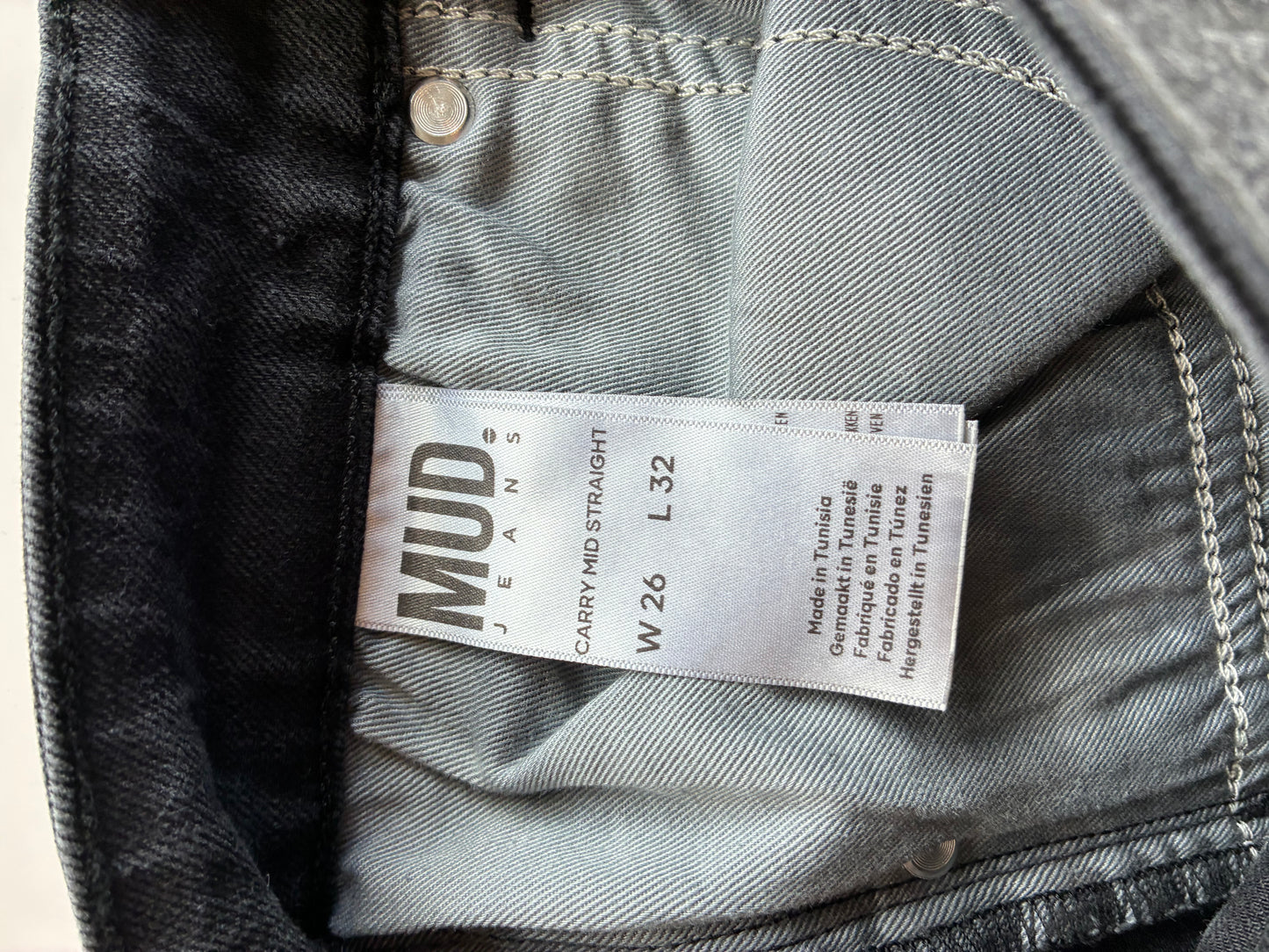 Carry Mid Straight - Black Vintage