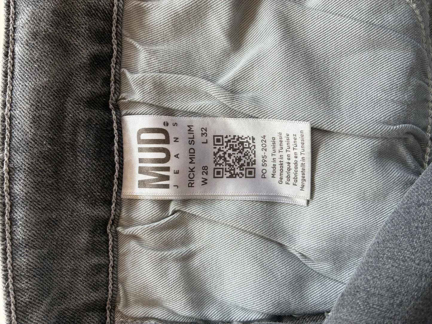 Rick Mid Slim - Light Grey