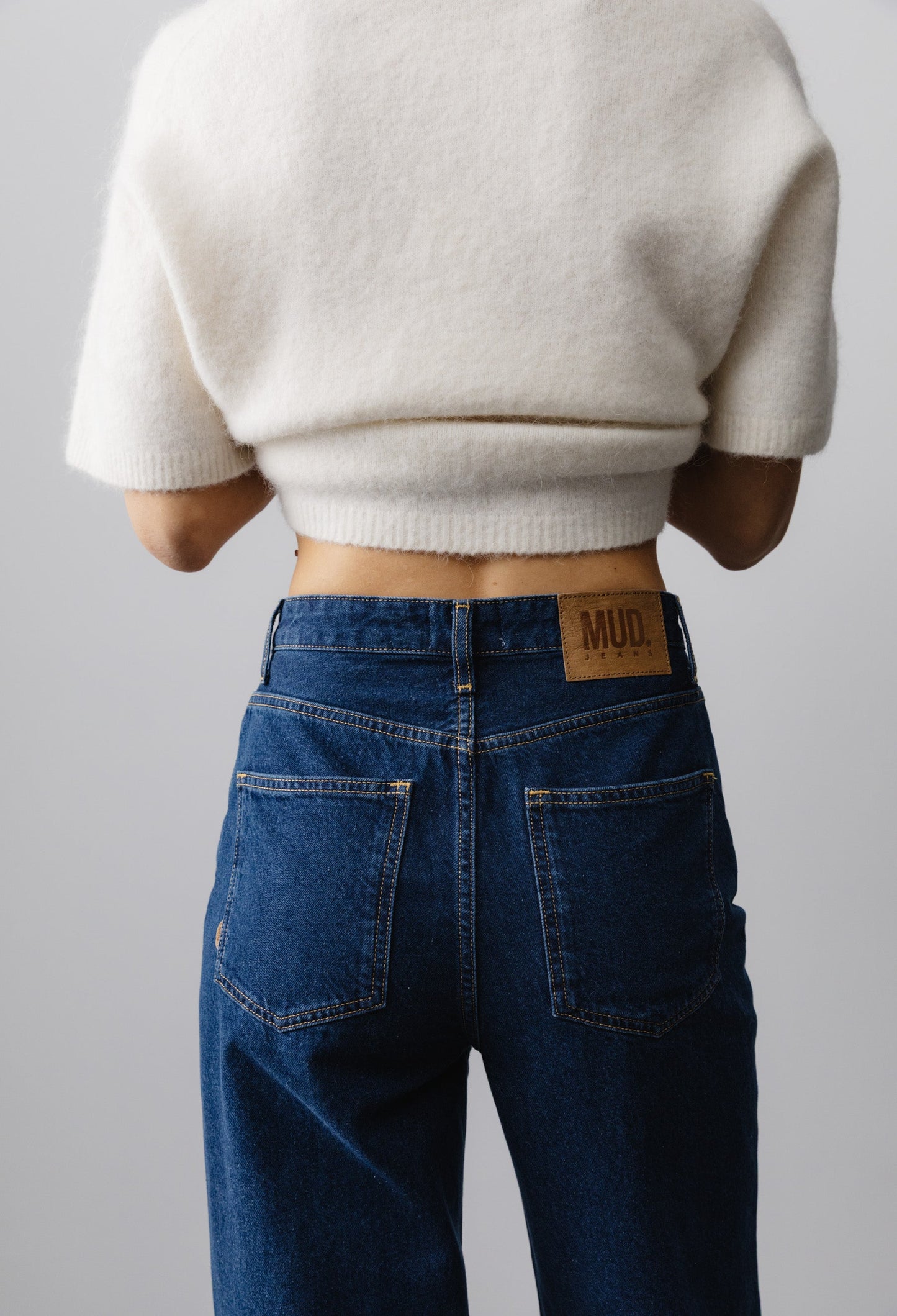Sara High Loose - Stone Indigo