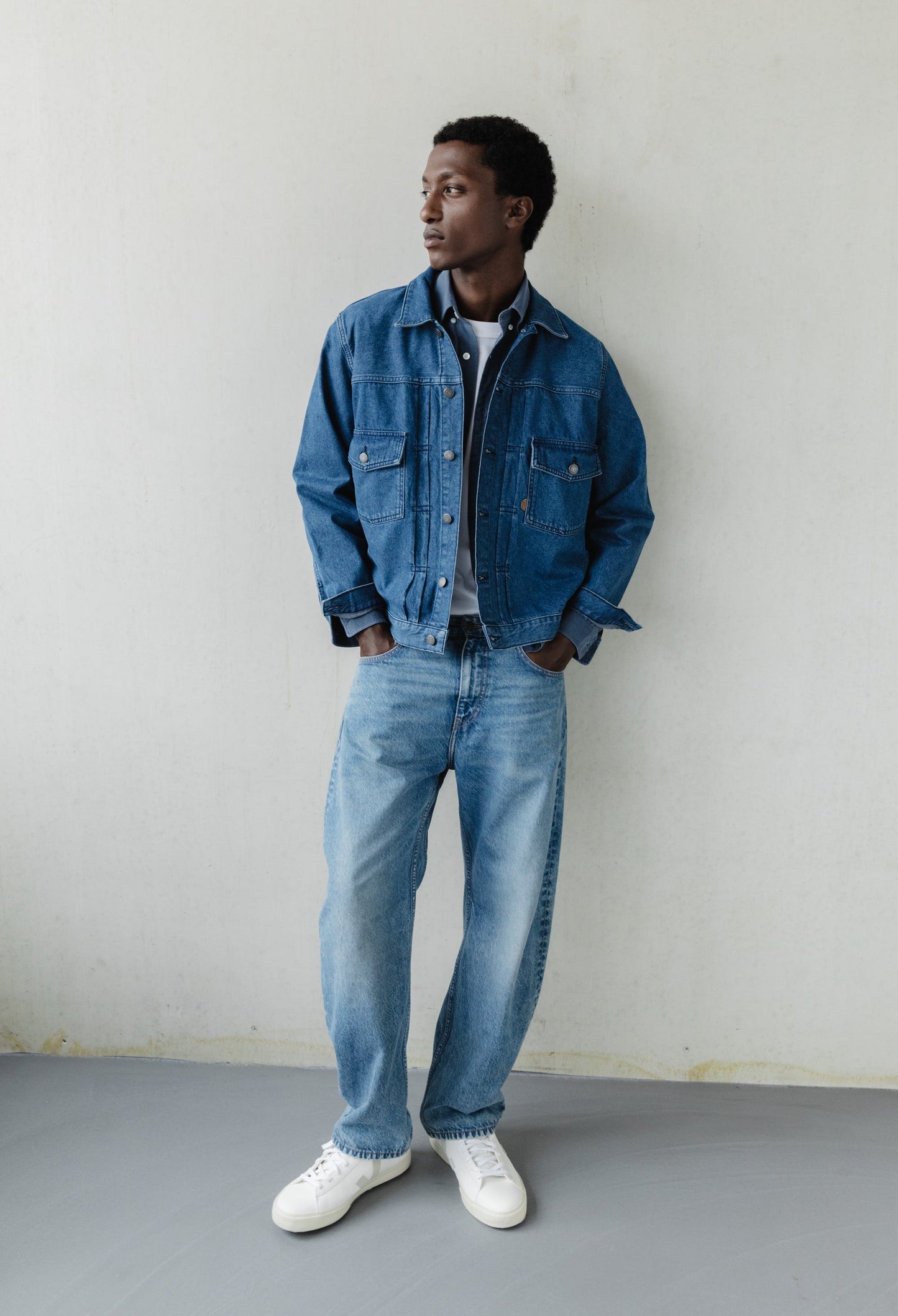 Benny Denim Jacket - Medium Stone