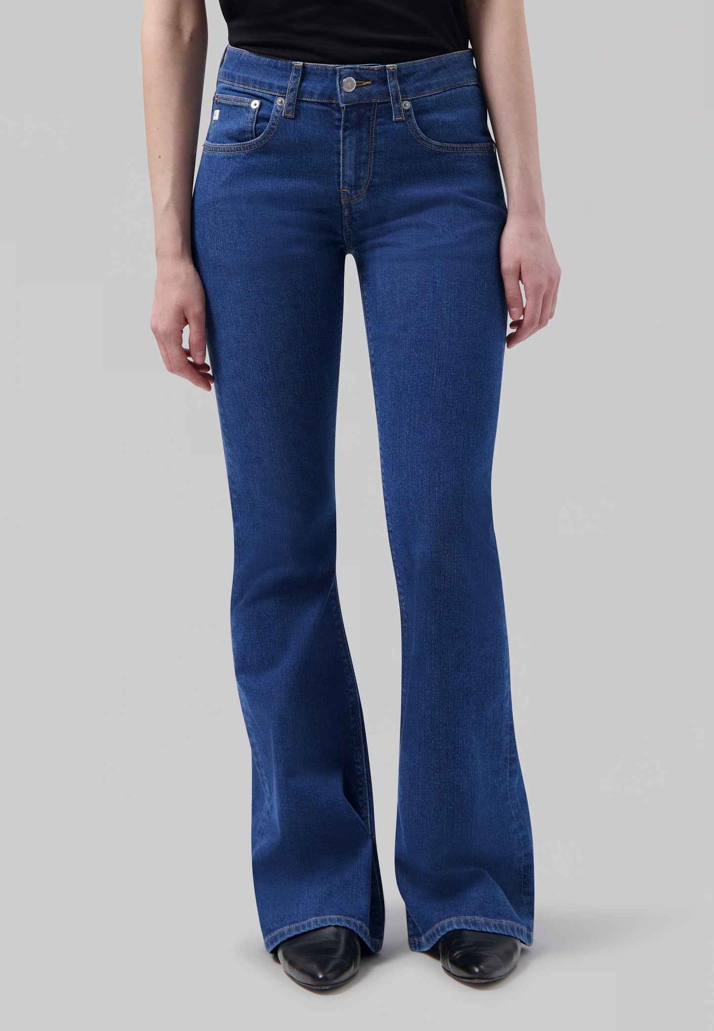 Fiona Flared  -  Stone Indigo