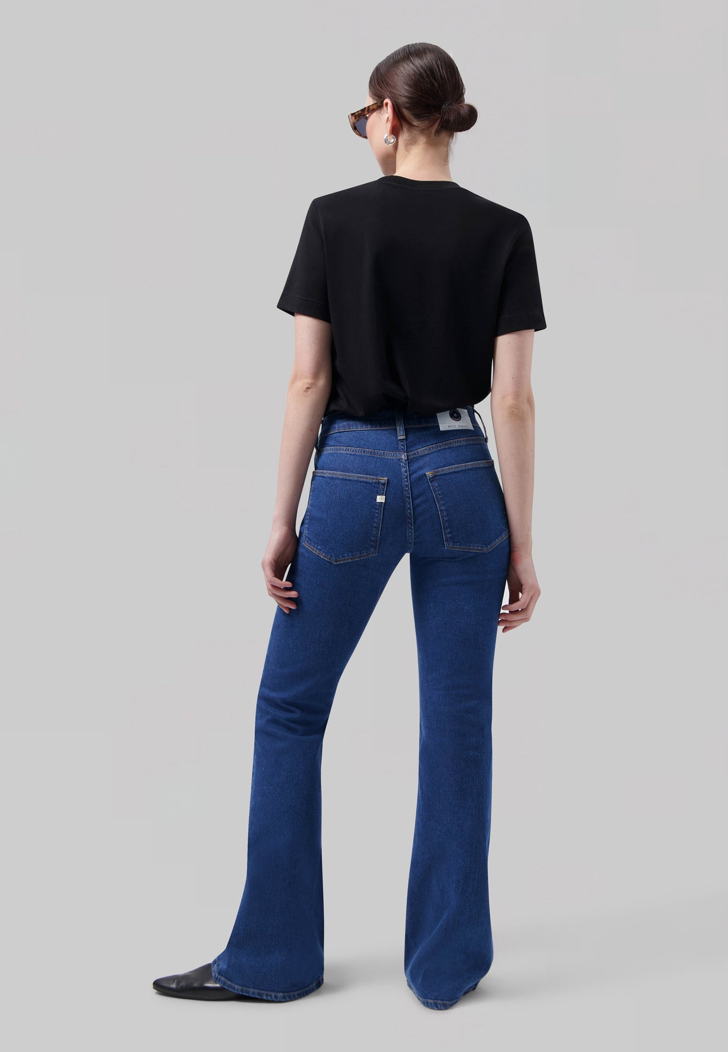 Fiona Flared  -  Stone Indigo