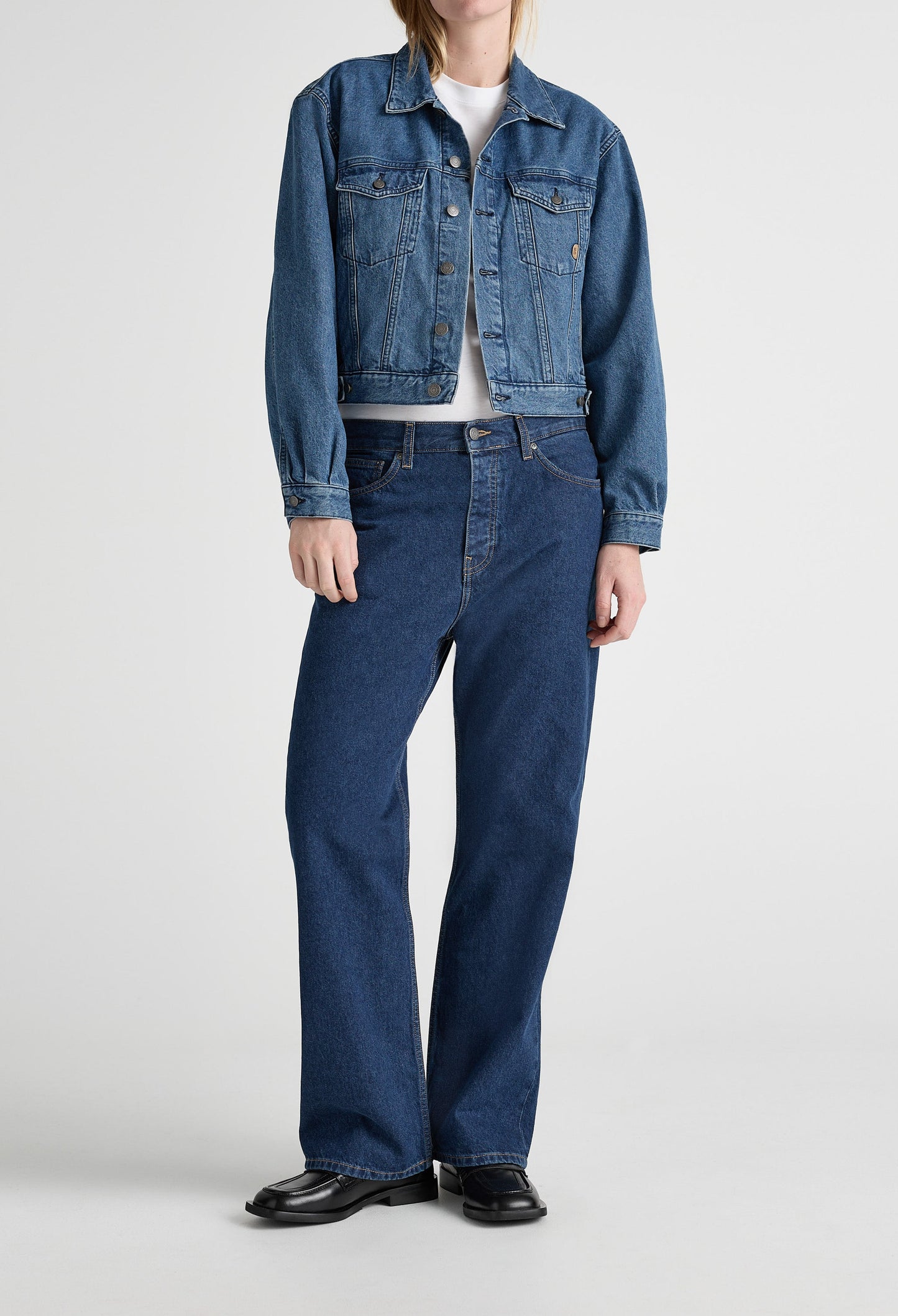 Emma Low Loose - Stone Indigo