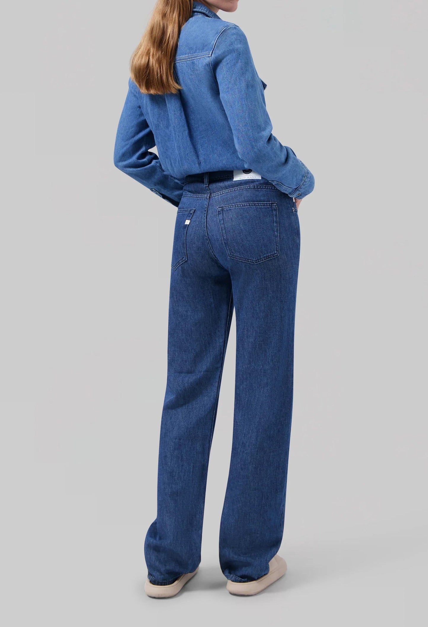 Loose Jamie Flow  -  Stone Indigo