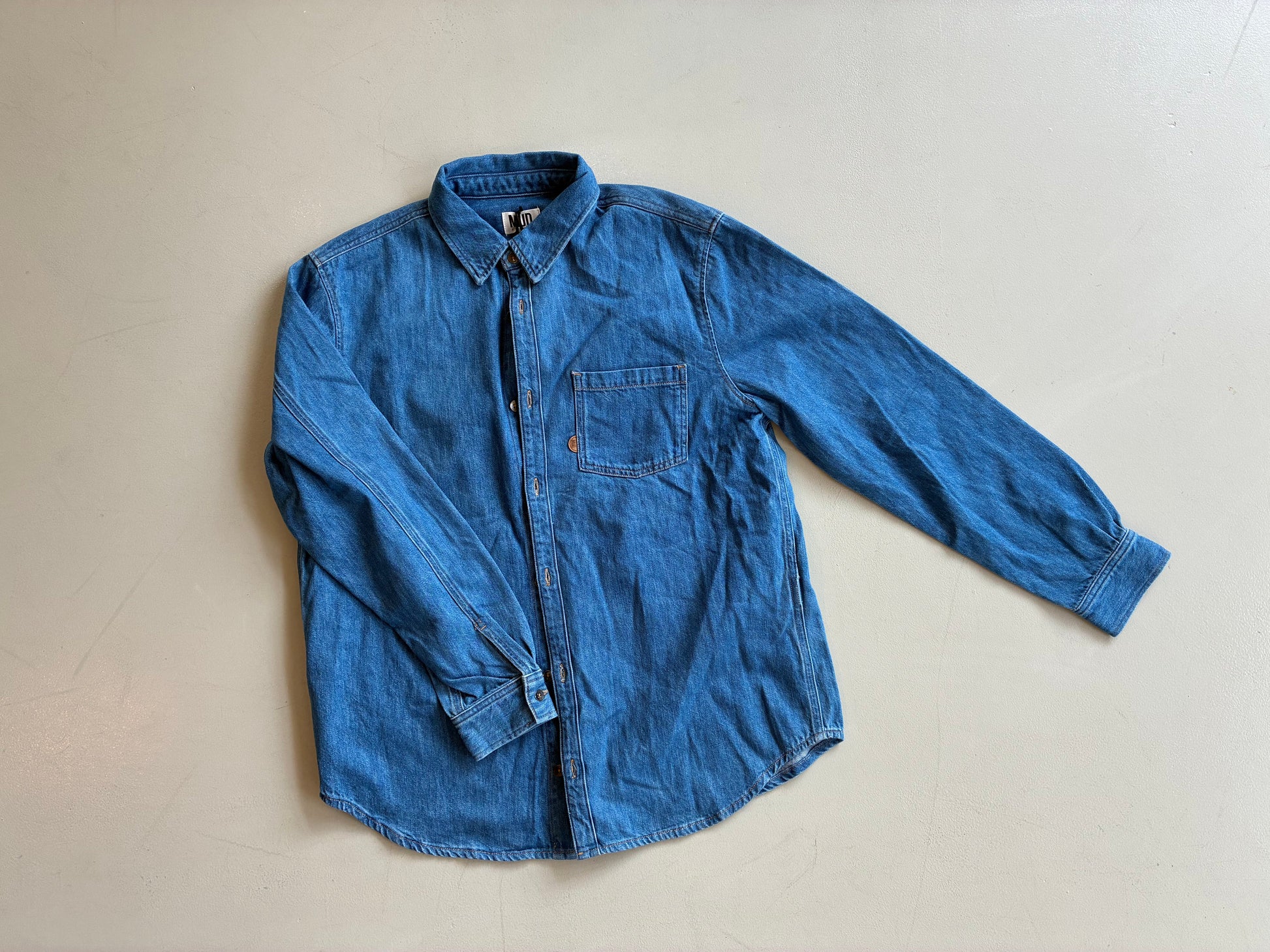 Chris Denim Shirt - Medium Stone