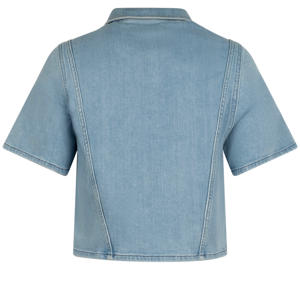 Jolene Denim Shirt s/s - Stone Washed