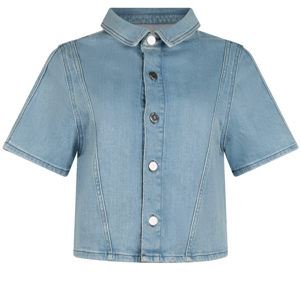 Jolene Denim Shirt s/s - Stone Washed