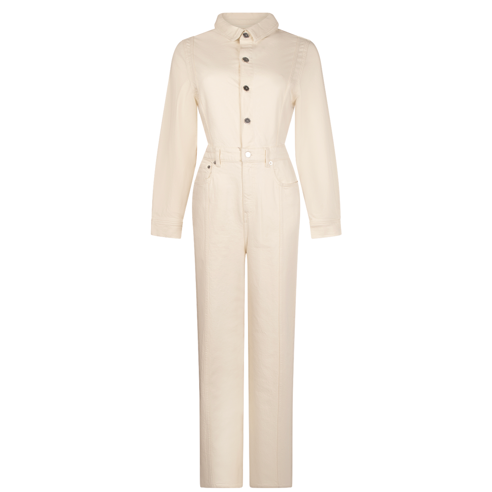 Lauren Denim Jumpsuit s/s - Natural