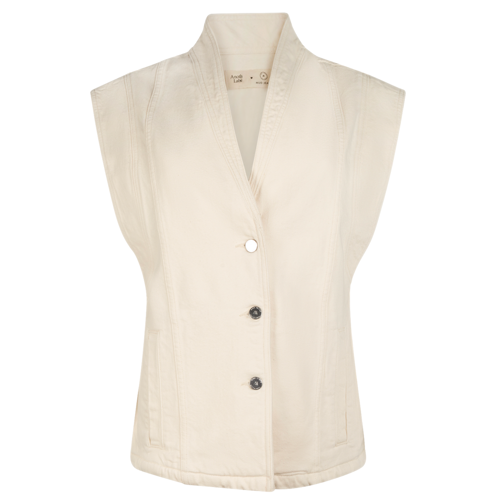 Unni Denim Vest - Natural