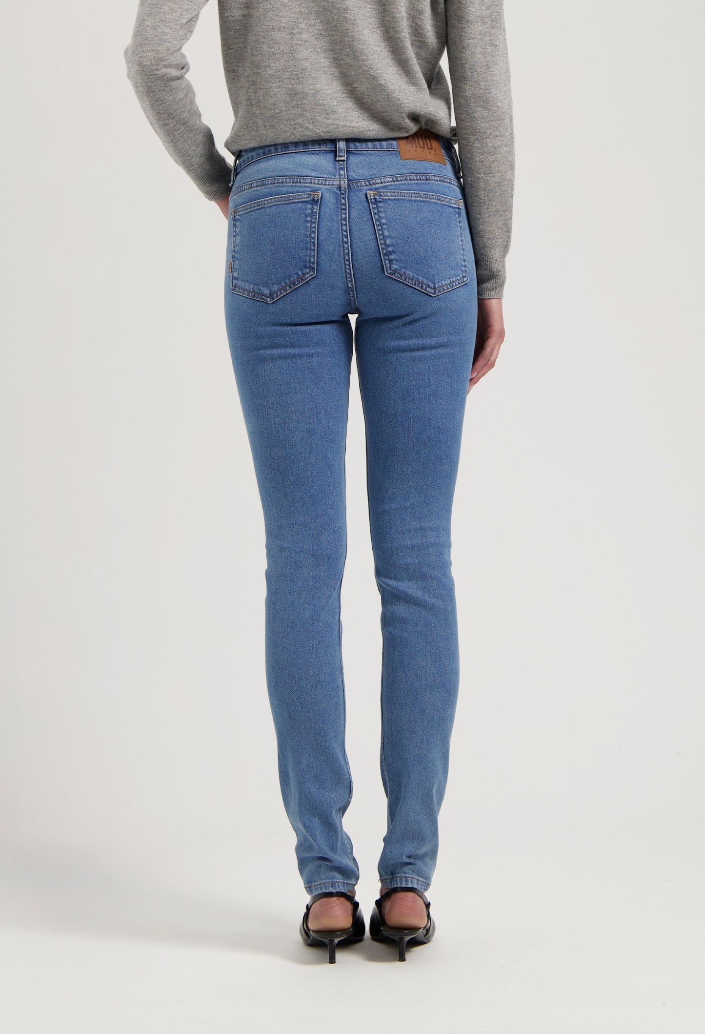 Skyler Mid Skinny - Stone Vintage