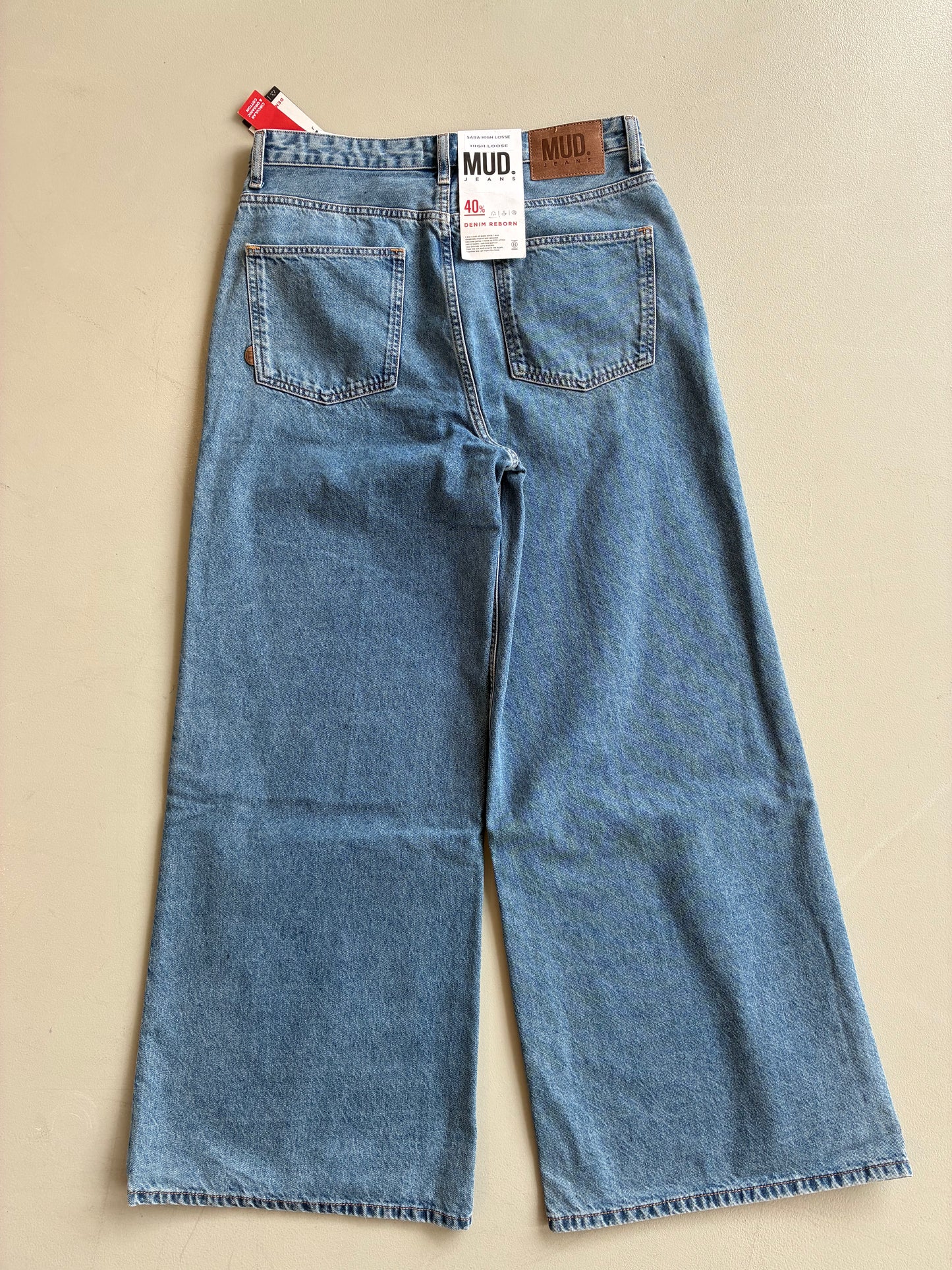 Sara High Loose - Stone Vintage