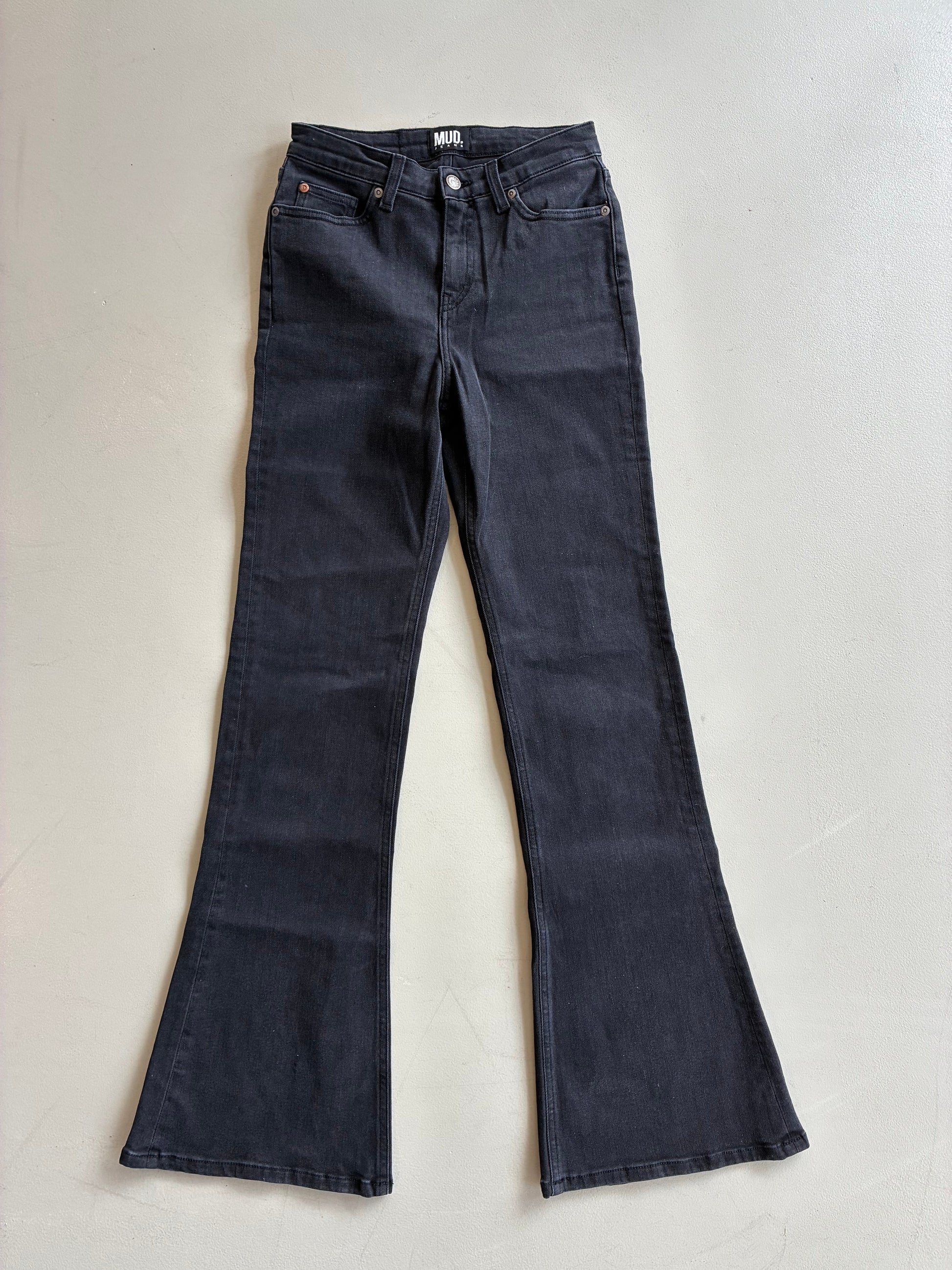 Isy High Flared - Stone Black