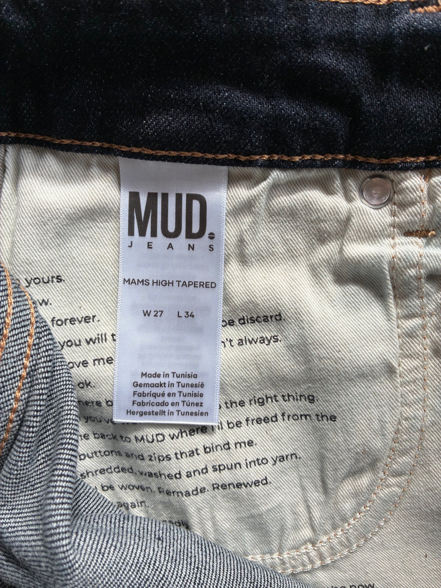 Mams High Tapered - Strong Blue