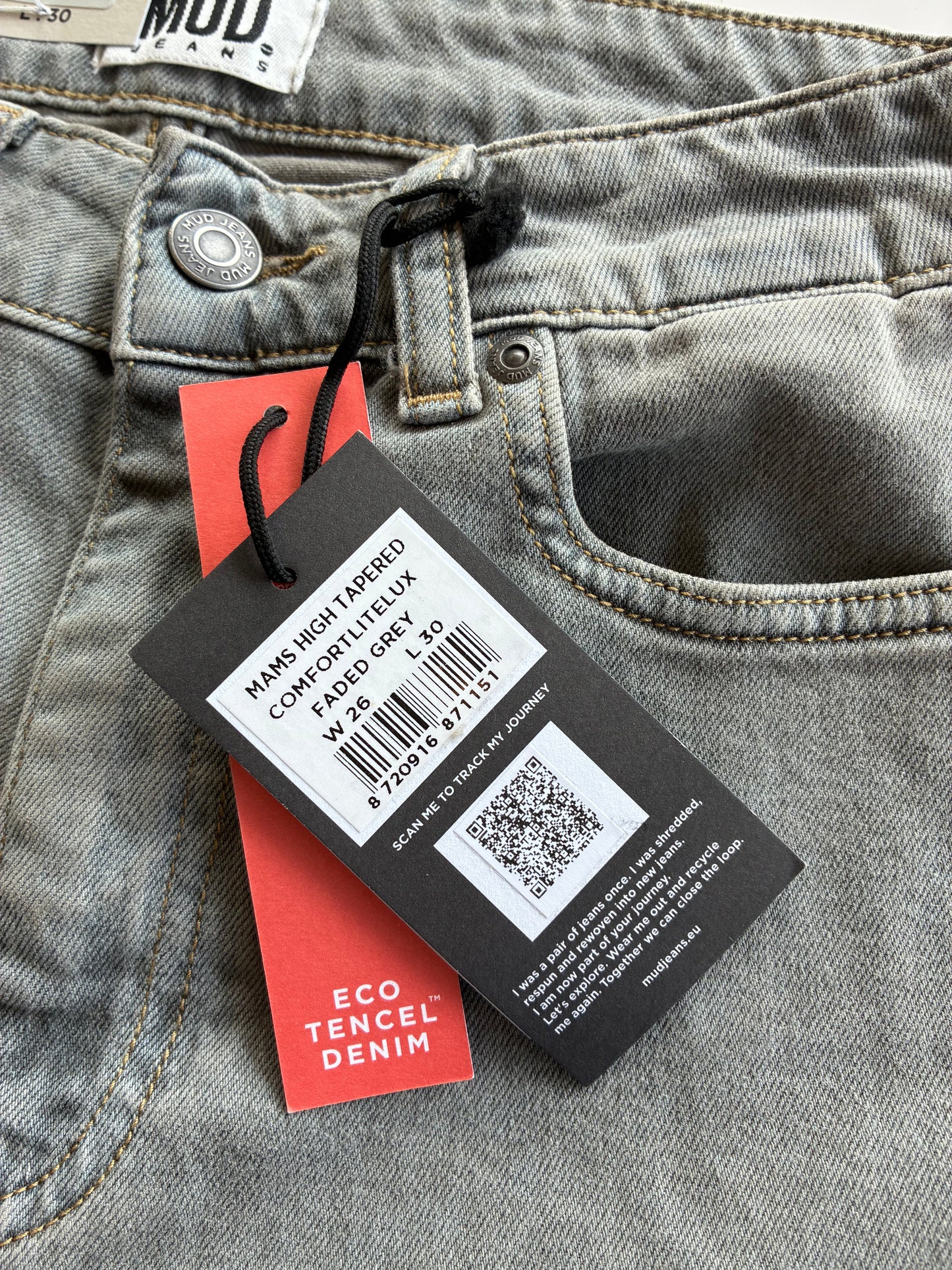 Mams High Tapered - Faded Grey