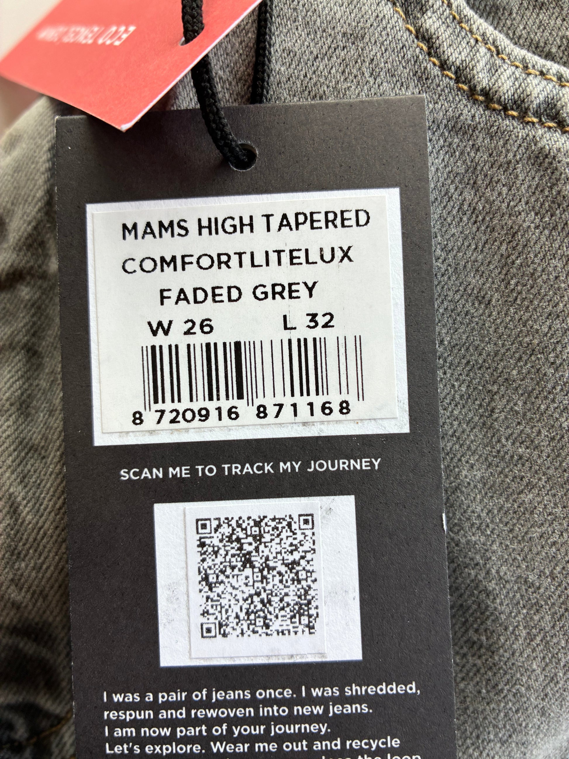 Mams High Tapered - Faded Grey