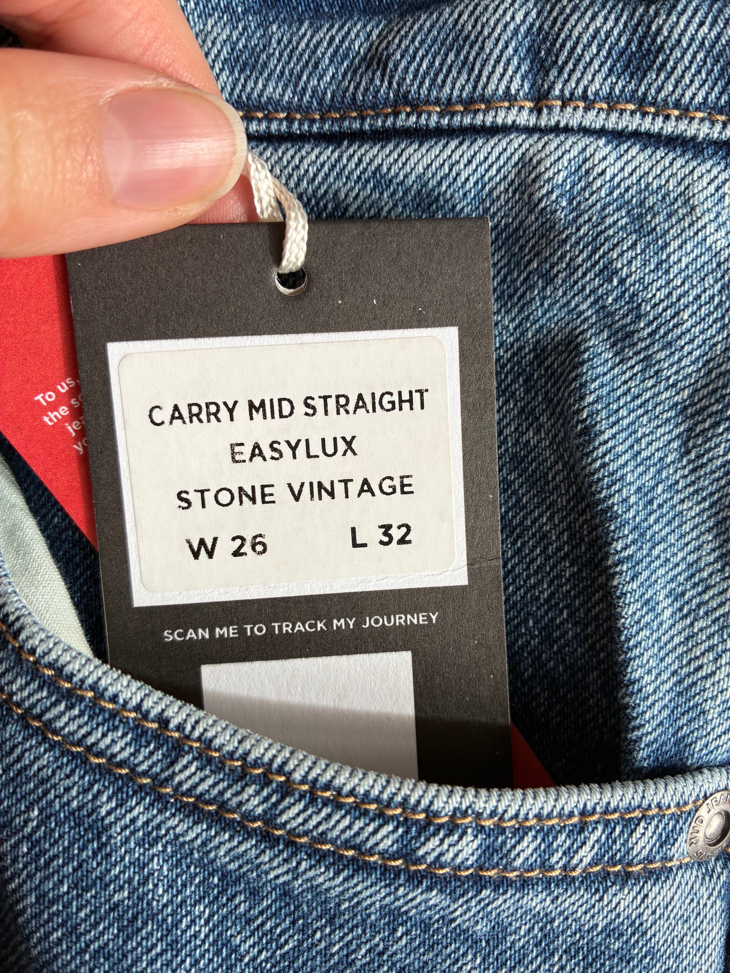 Carry Mid Straight - Stone Vintage