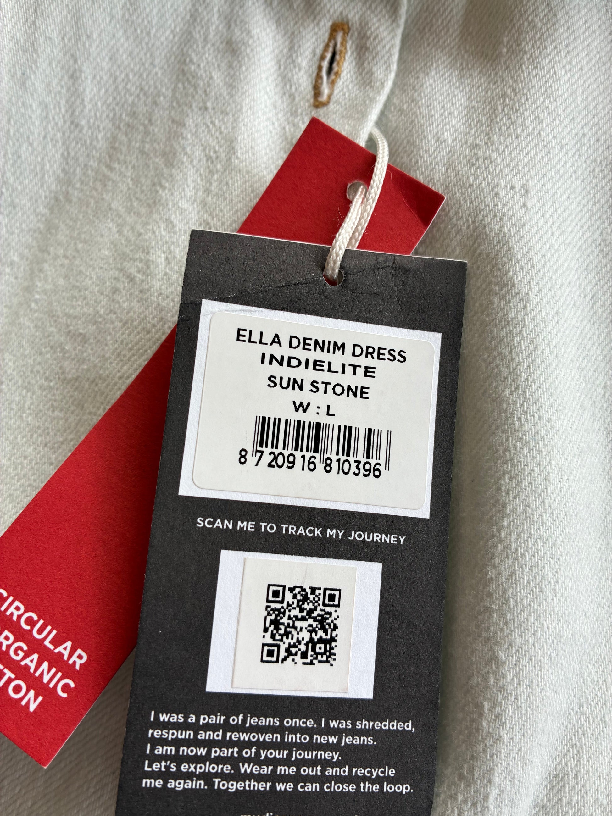 Ella Denim Dress - Sun Stone
