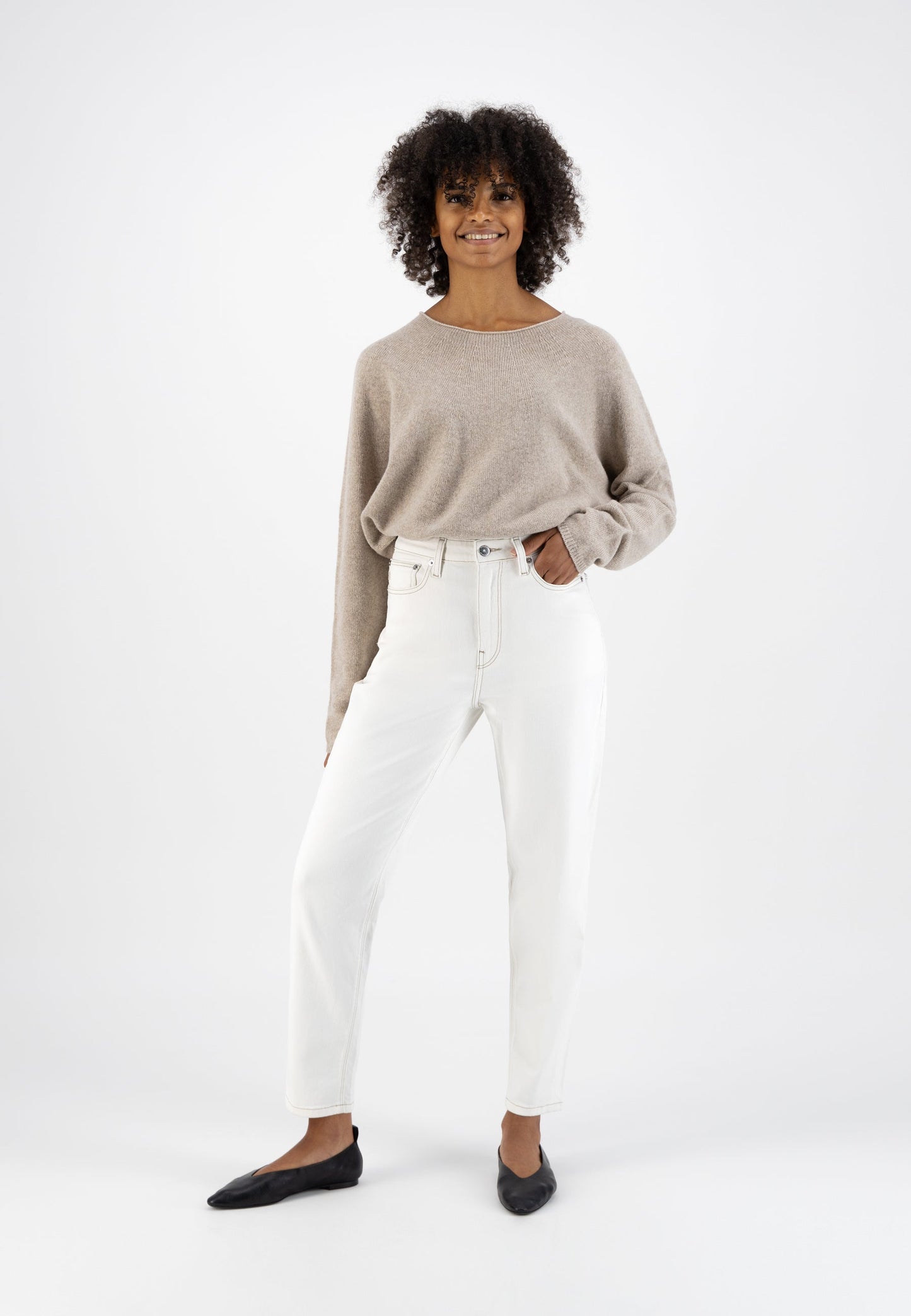 Mams Stretch Tapered - Off White