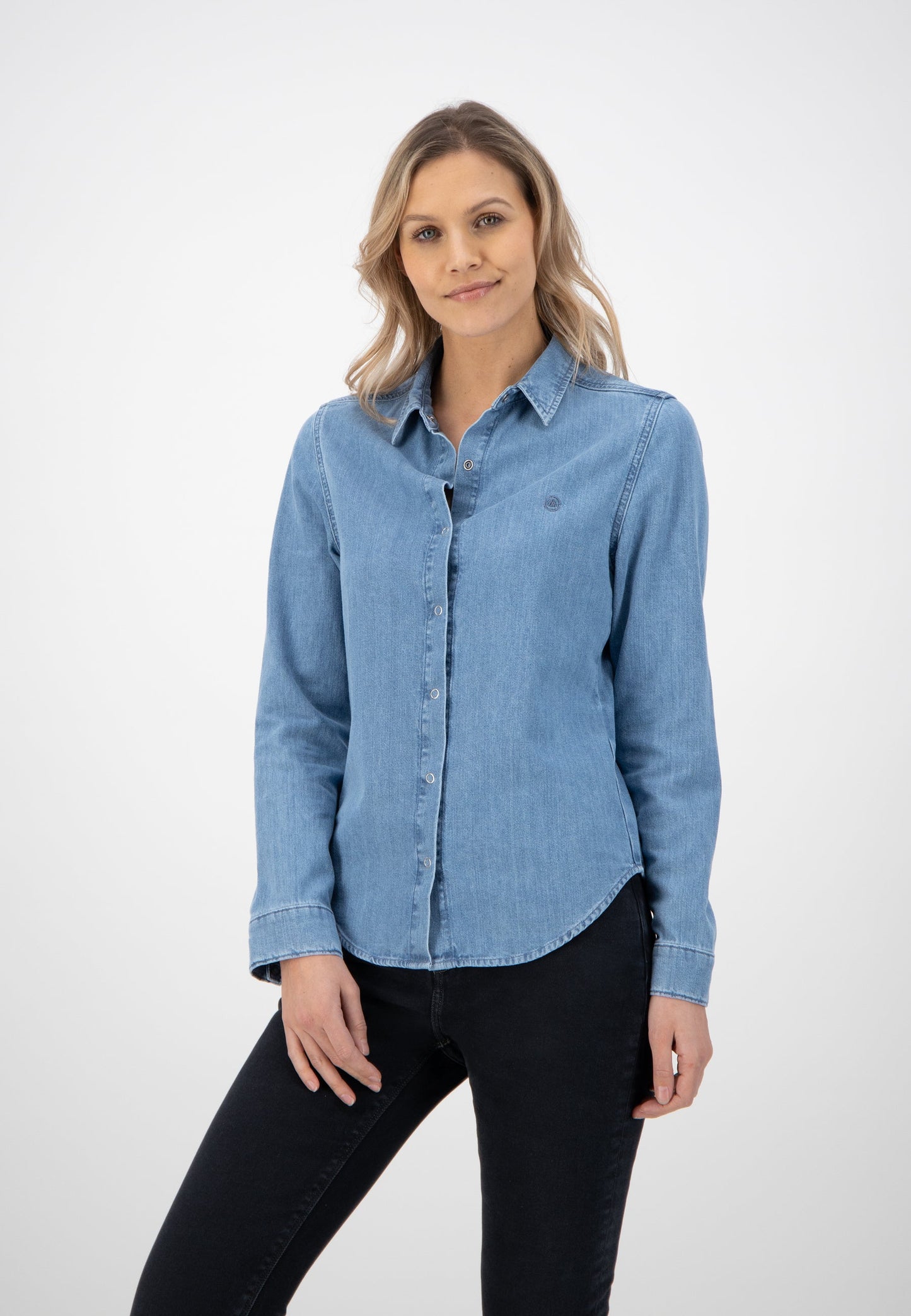 Betty Denim Shirt - Stone Blue