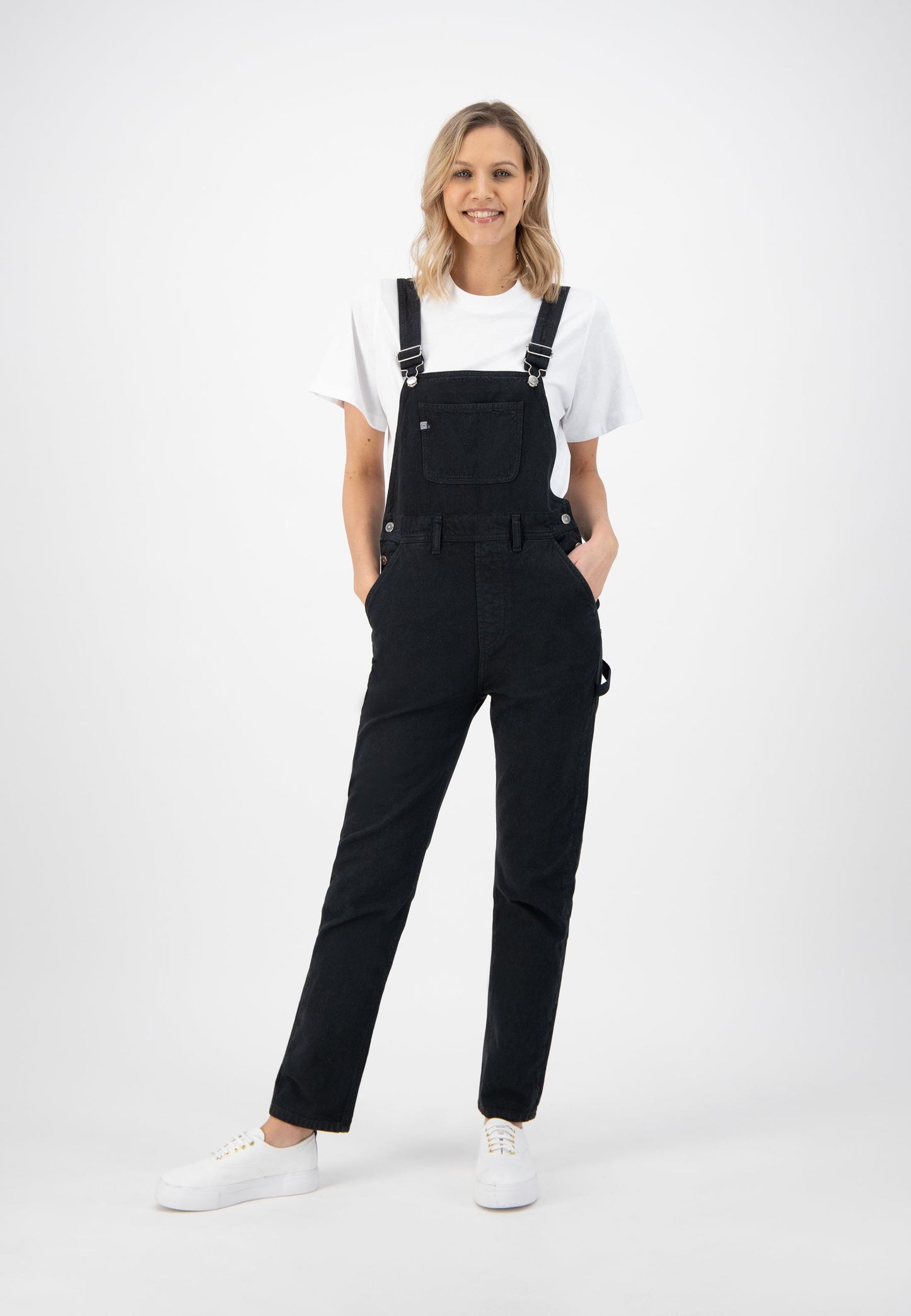 Jenn Dungaree  - Dip Black