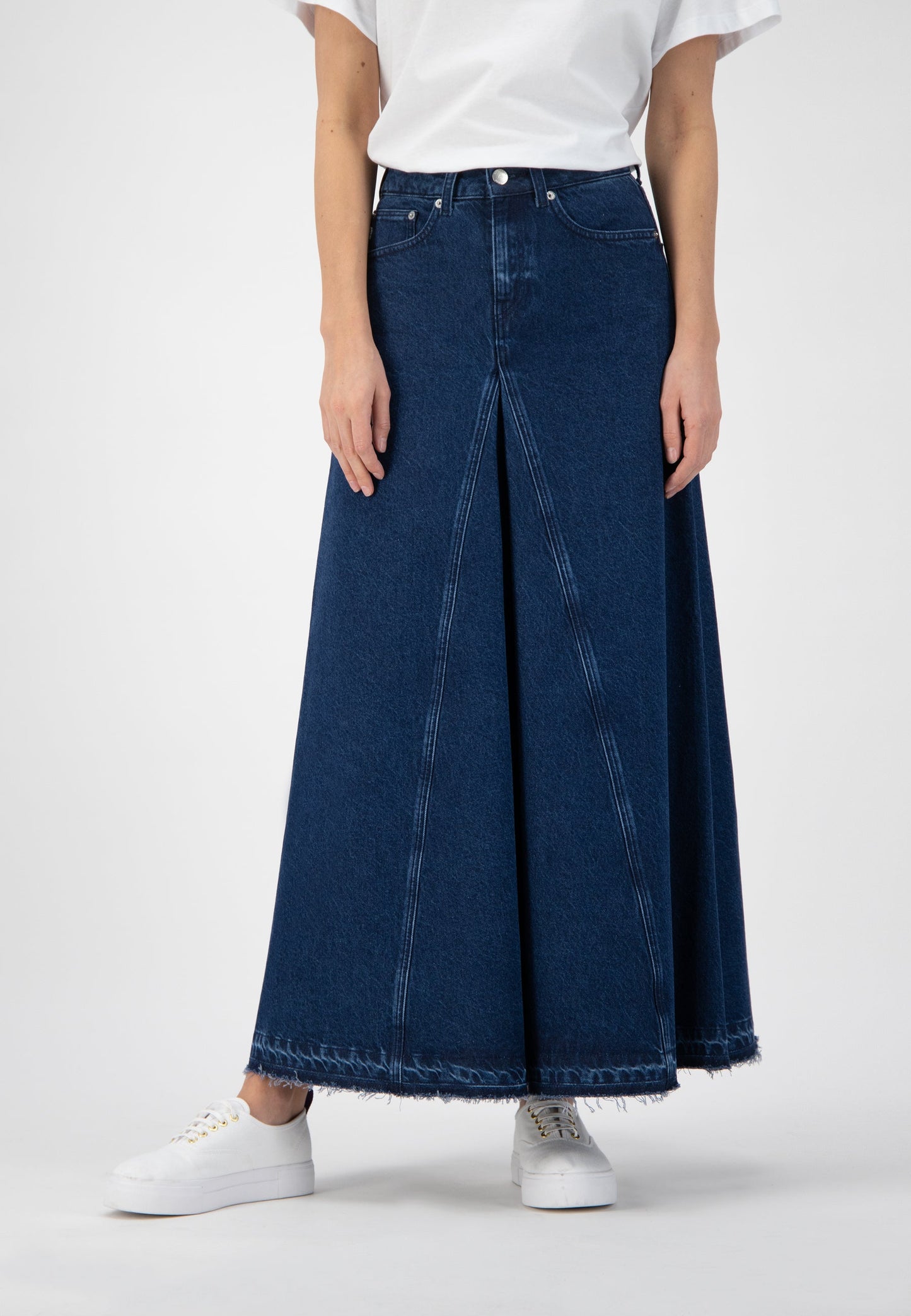 Maksi Skirt - Stone Indigo