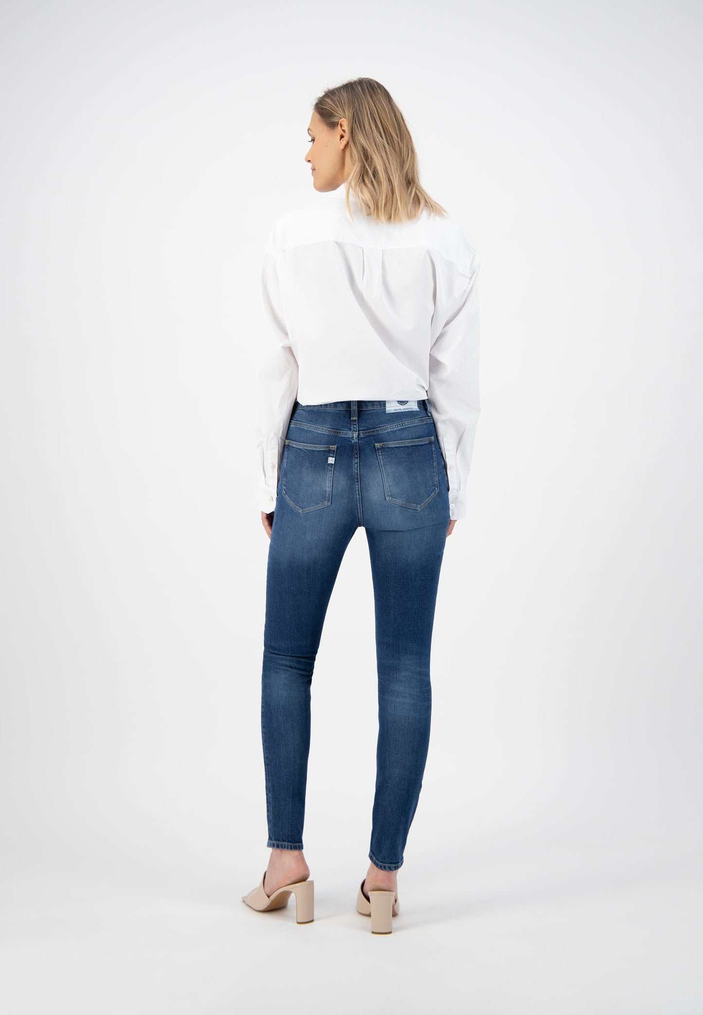 Sky Rise Skinny - Pure Blue