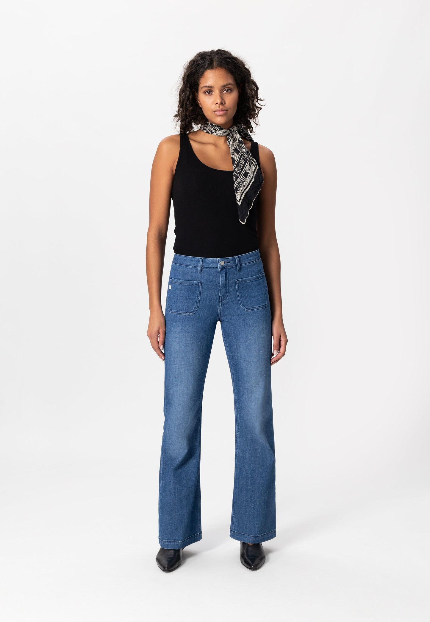 Flared Chique - Authentic Indigo