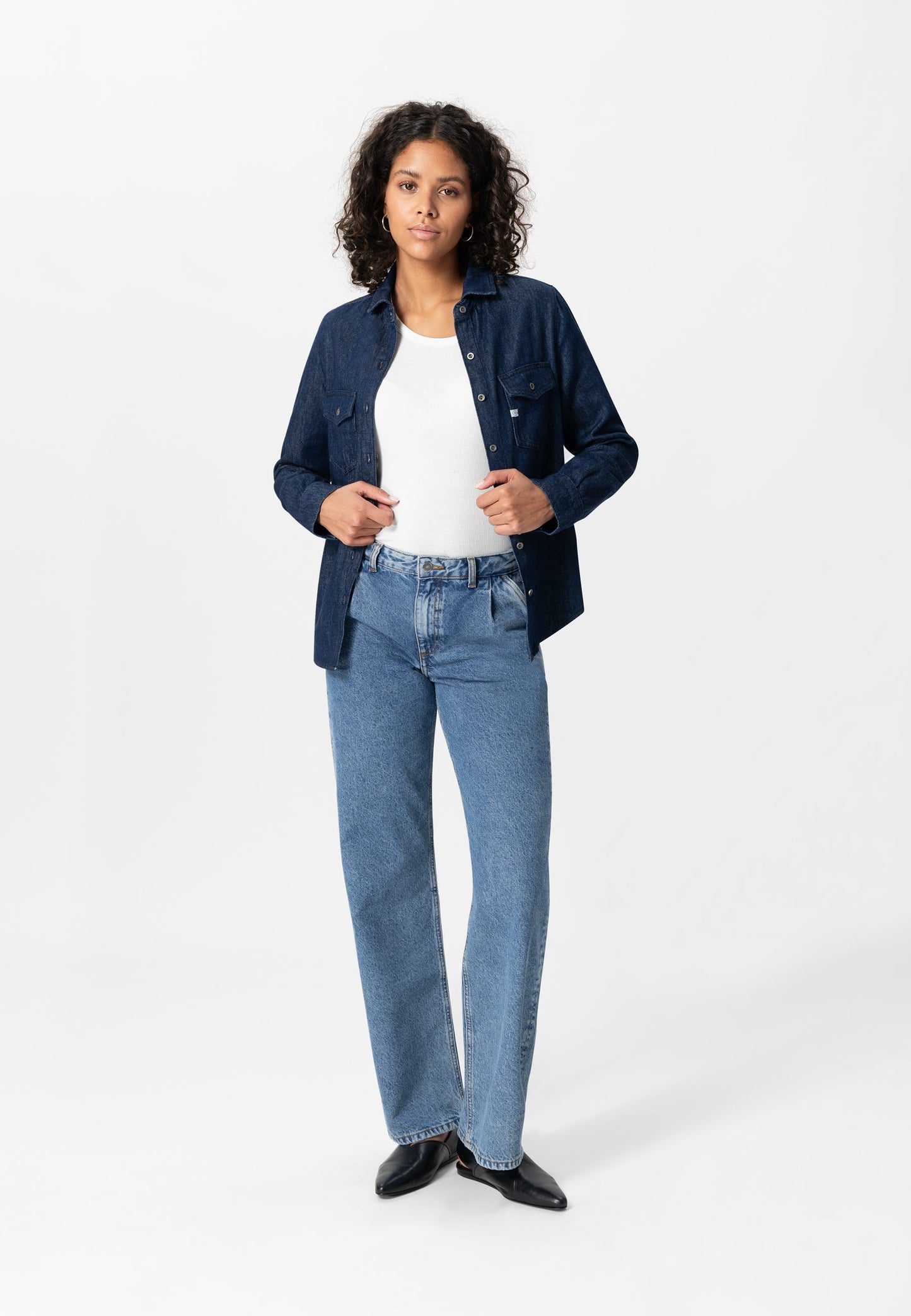 Shirley Shirt - Strong Blue
