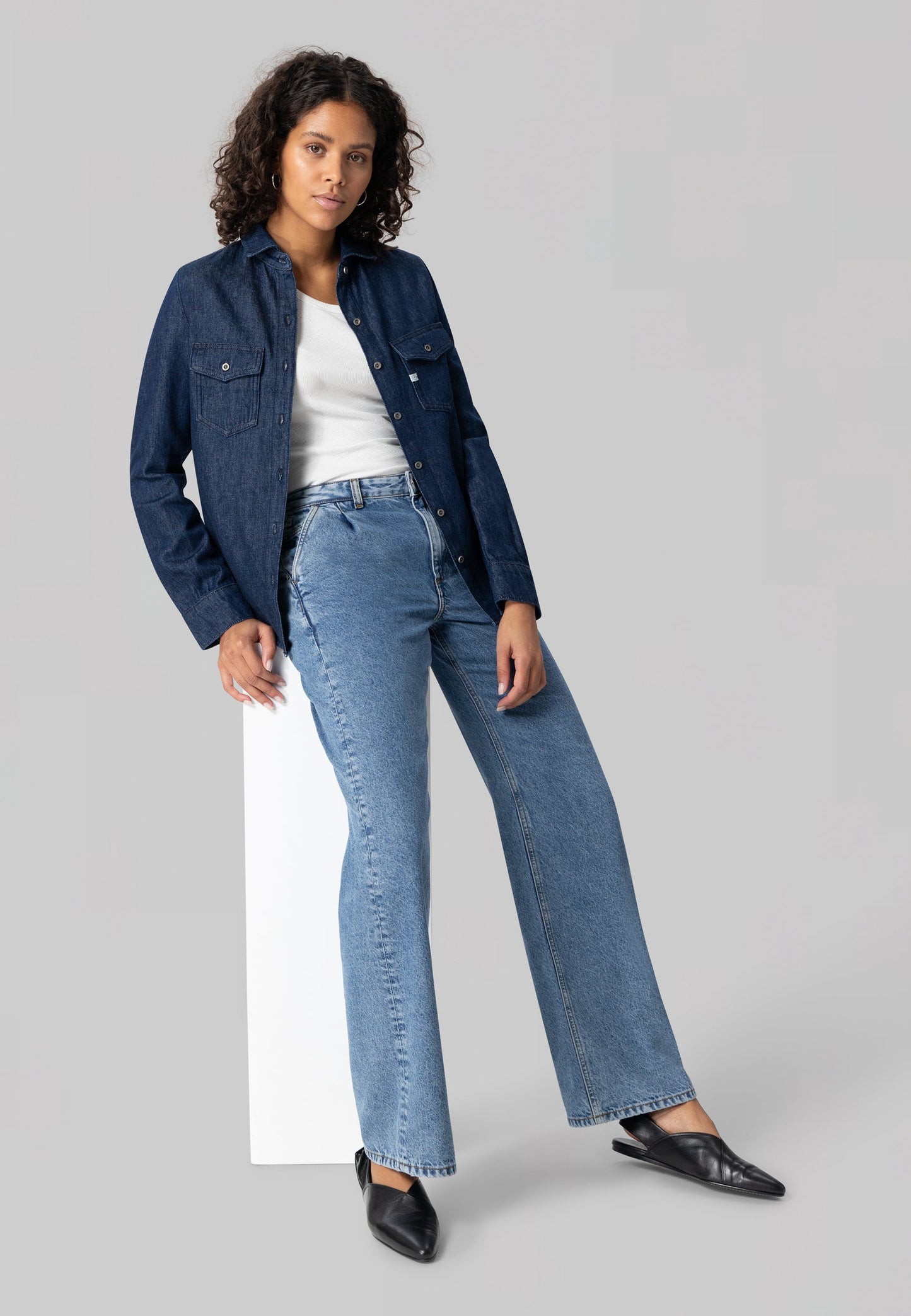 Shirley Shirt - Strong Blue
