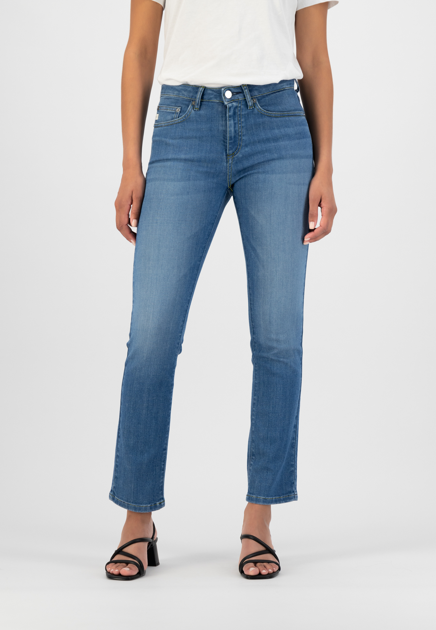 Faye Straight - Authentic Indigo Contrast