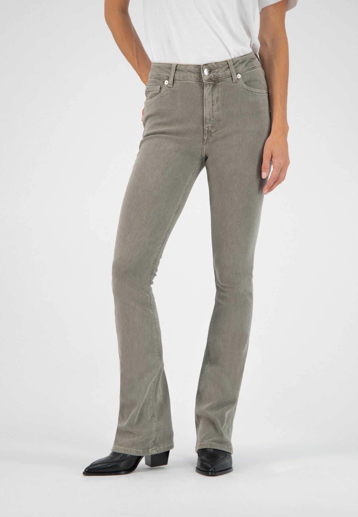 Flared Hazen - Olive