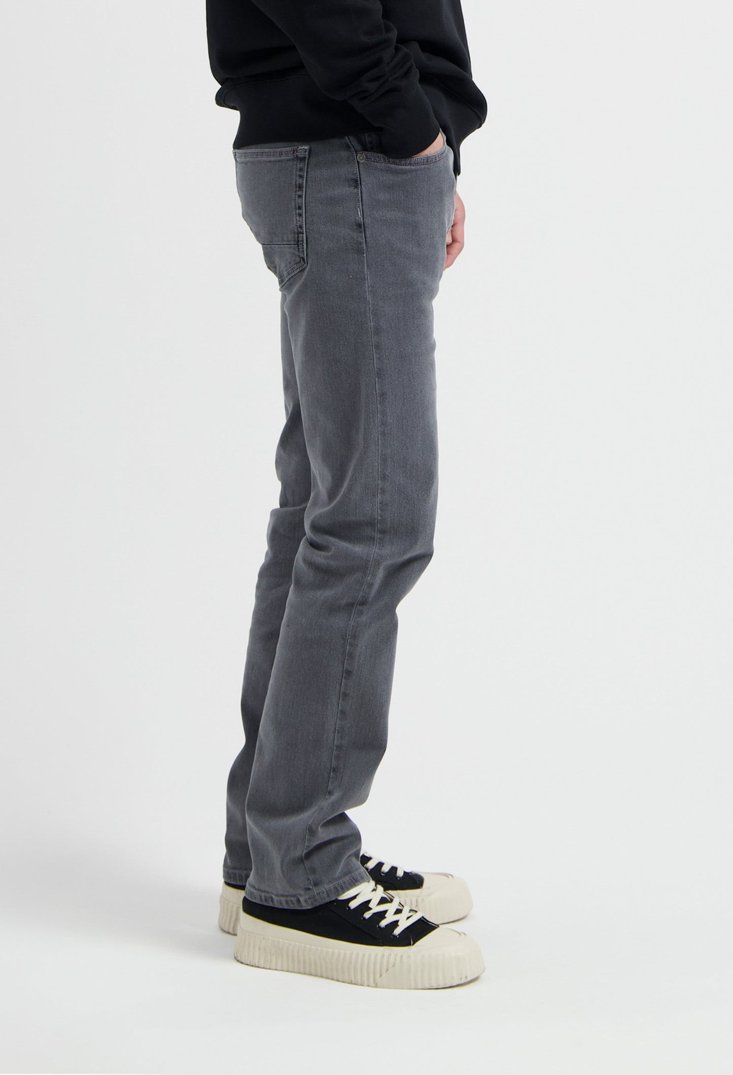 Bryce Mid Straight - Light Grey