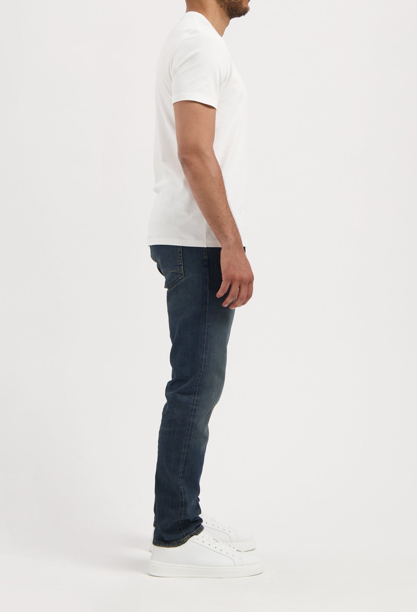 Hank Mid Tapered Selvedge - Earth Blue