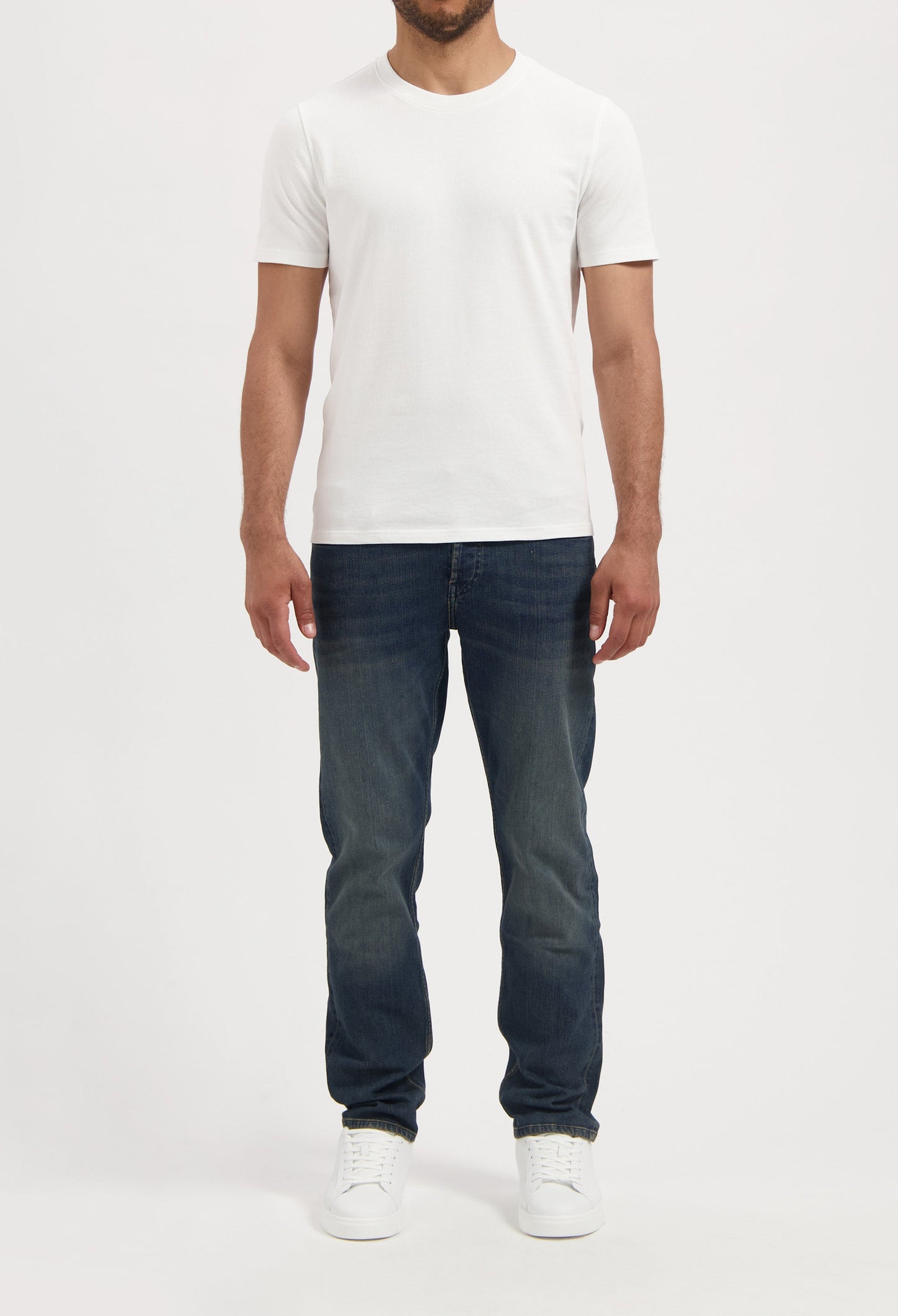 Hank Mid Tapered Selvedge - Earth Blue