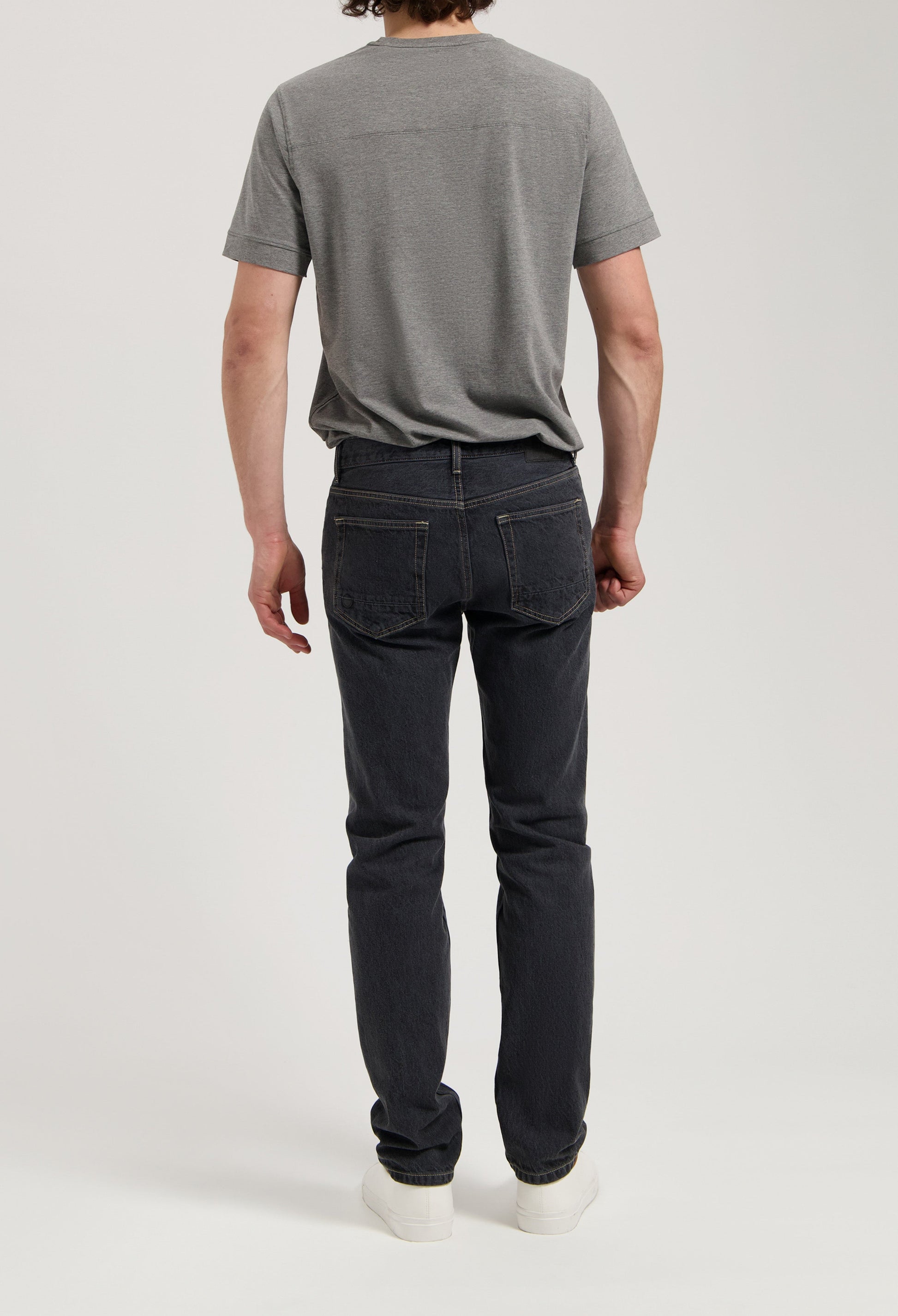 John Mid Straight - Medium Black