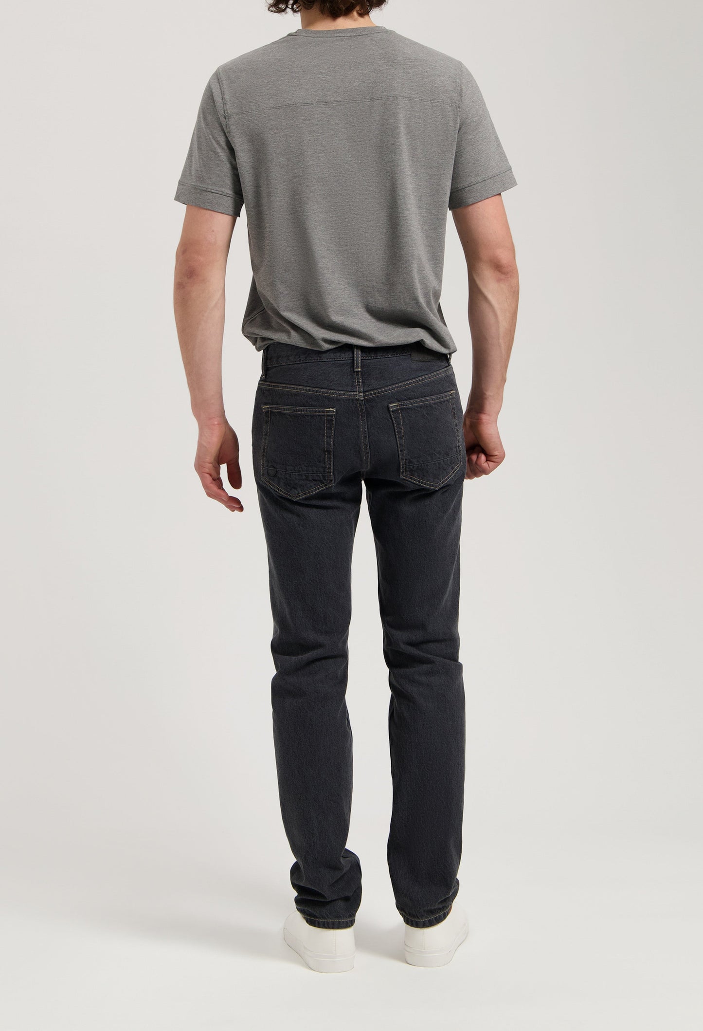 John Mid Straight - Medium Black