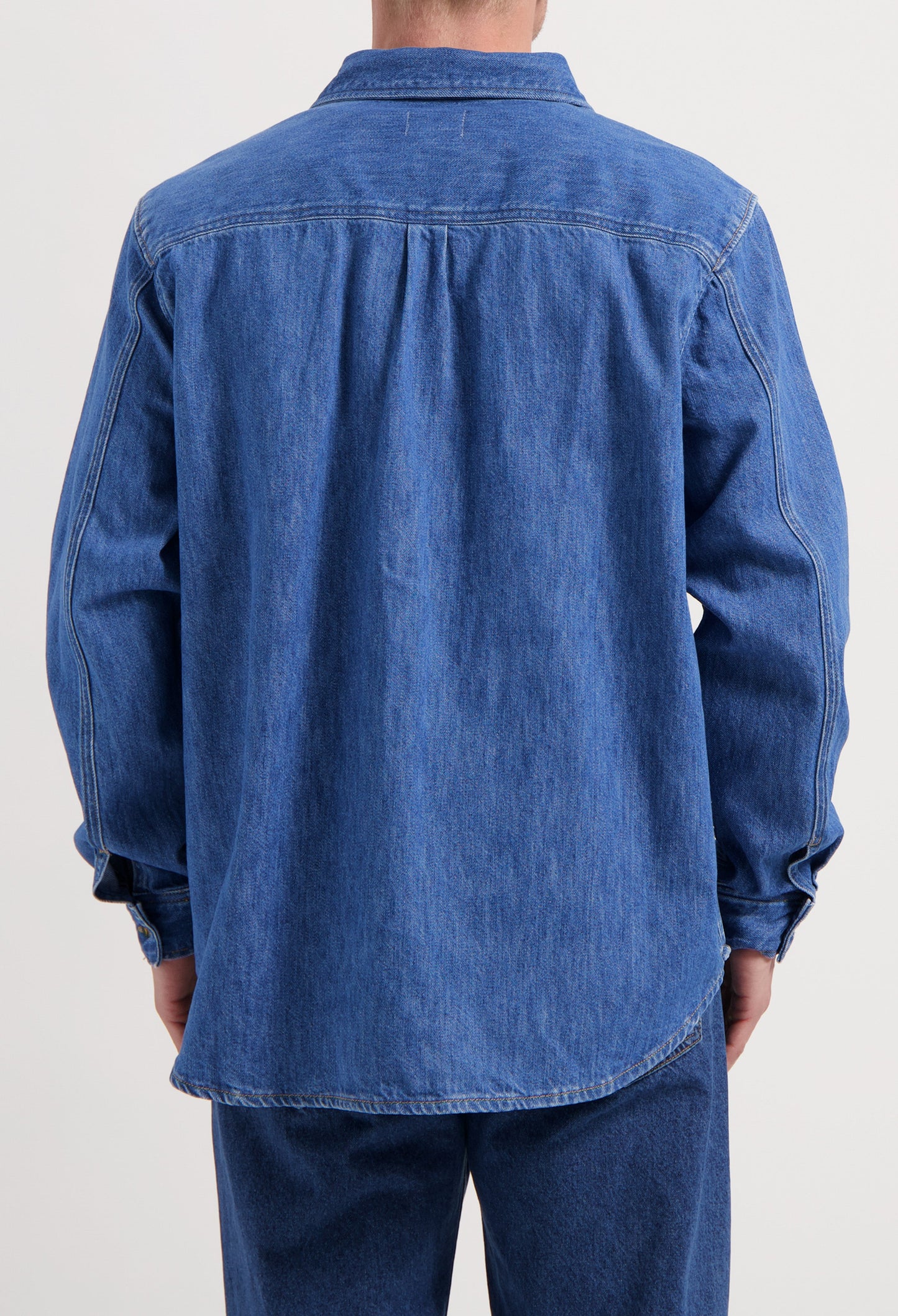 Chris Denim Shirt - Medium Stone